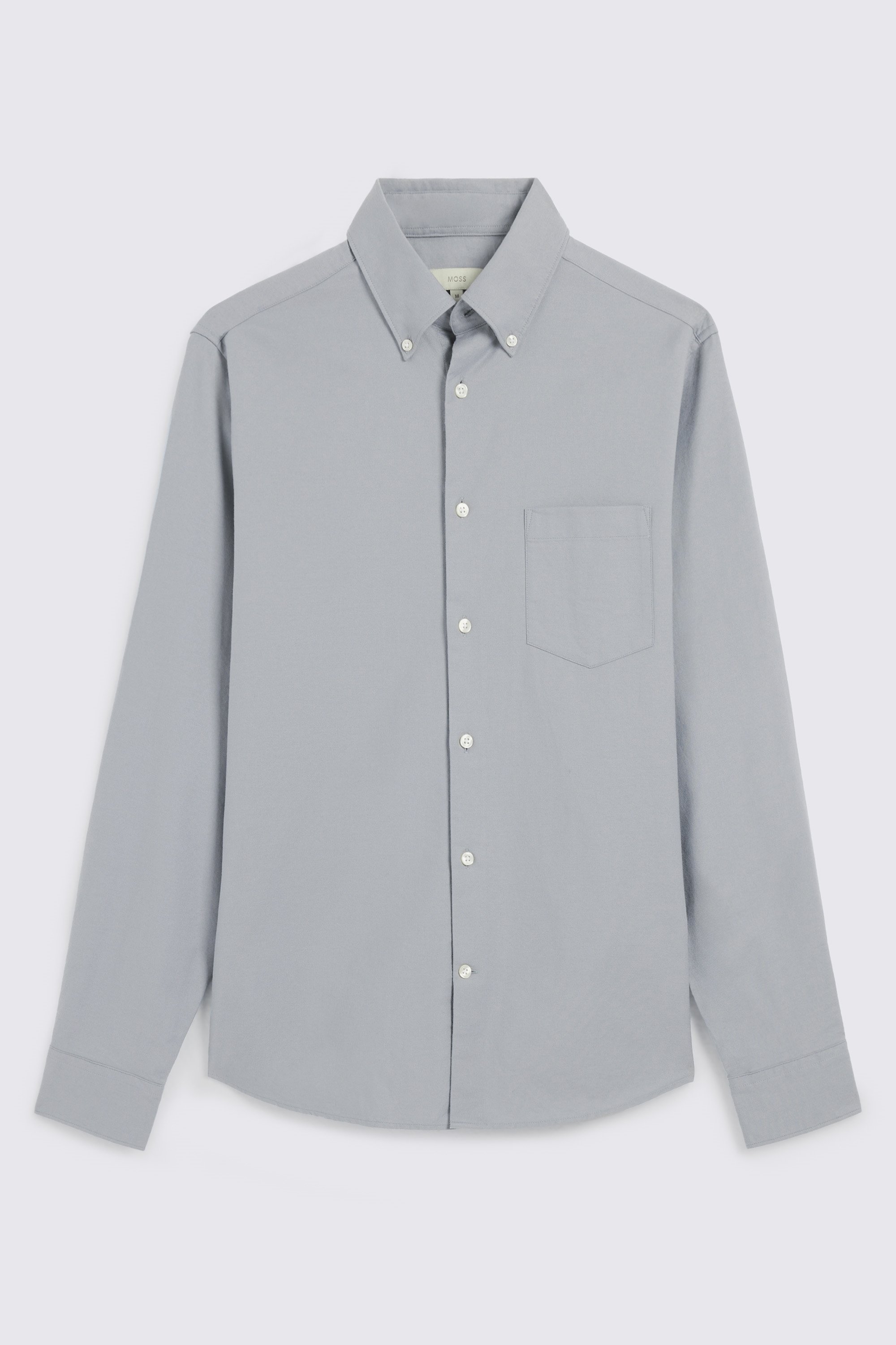 Mid Blue Washed Oxford Shirt
