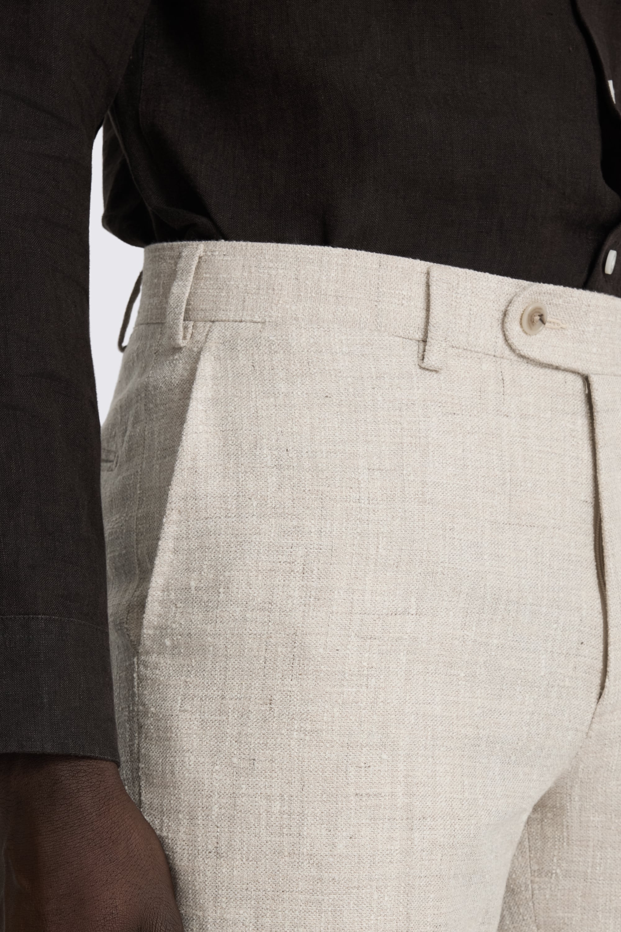Tailored Fit Neutral Trouser