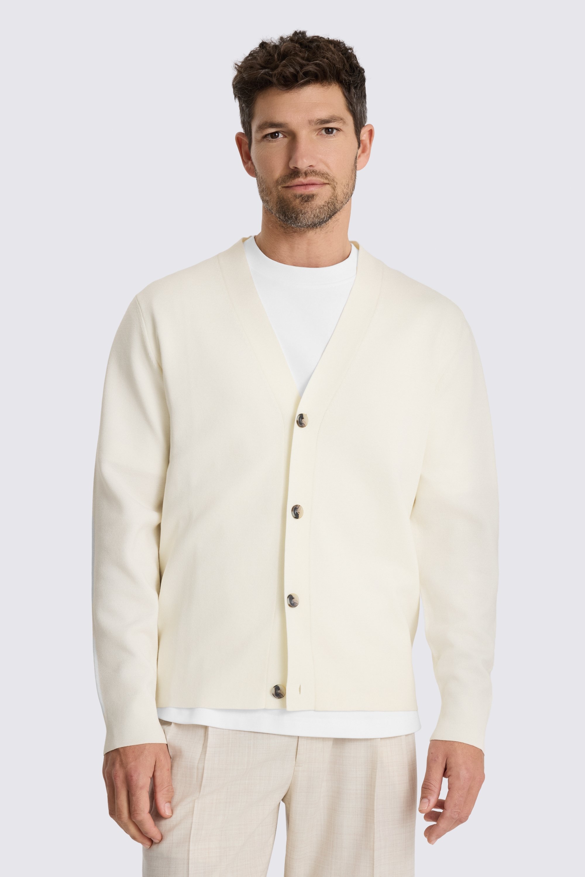 Off-White Four Button Cardigan