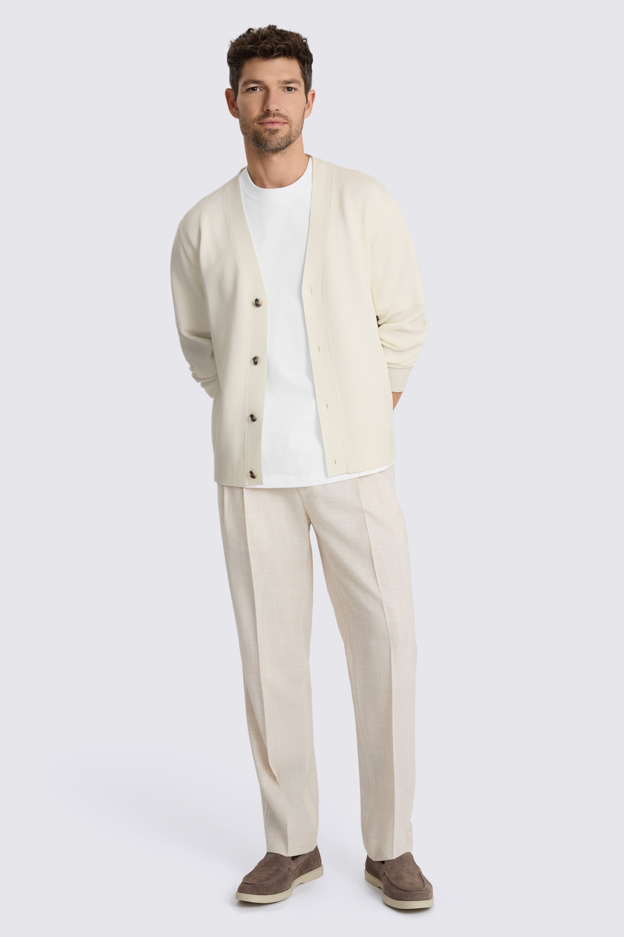 Off-White Four Button Cardigan