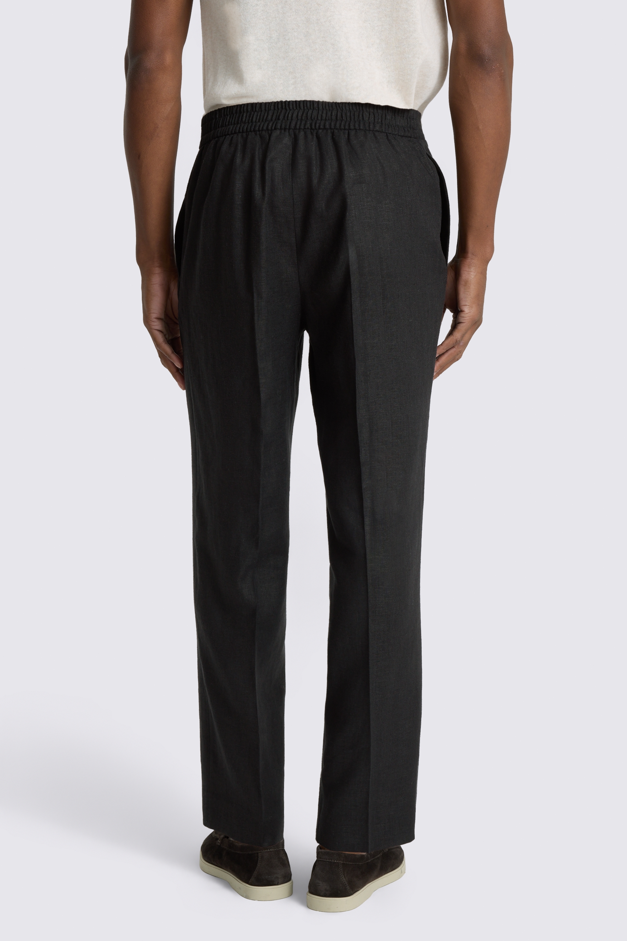 Black Twill Beach Pant 