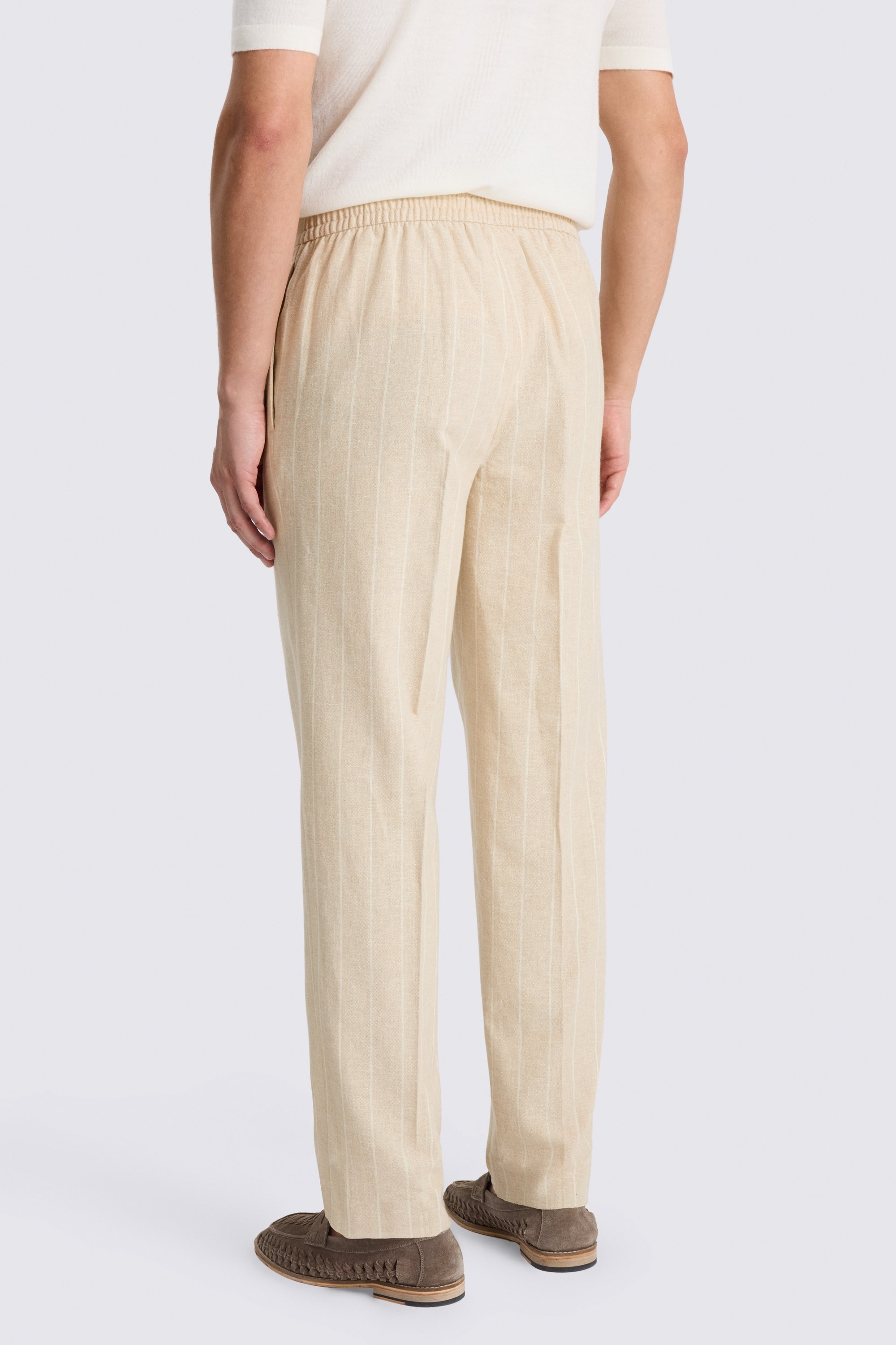 Neutral Stripe Beach Pants