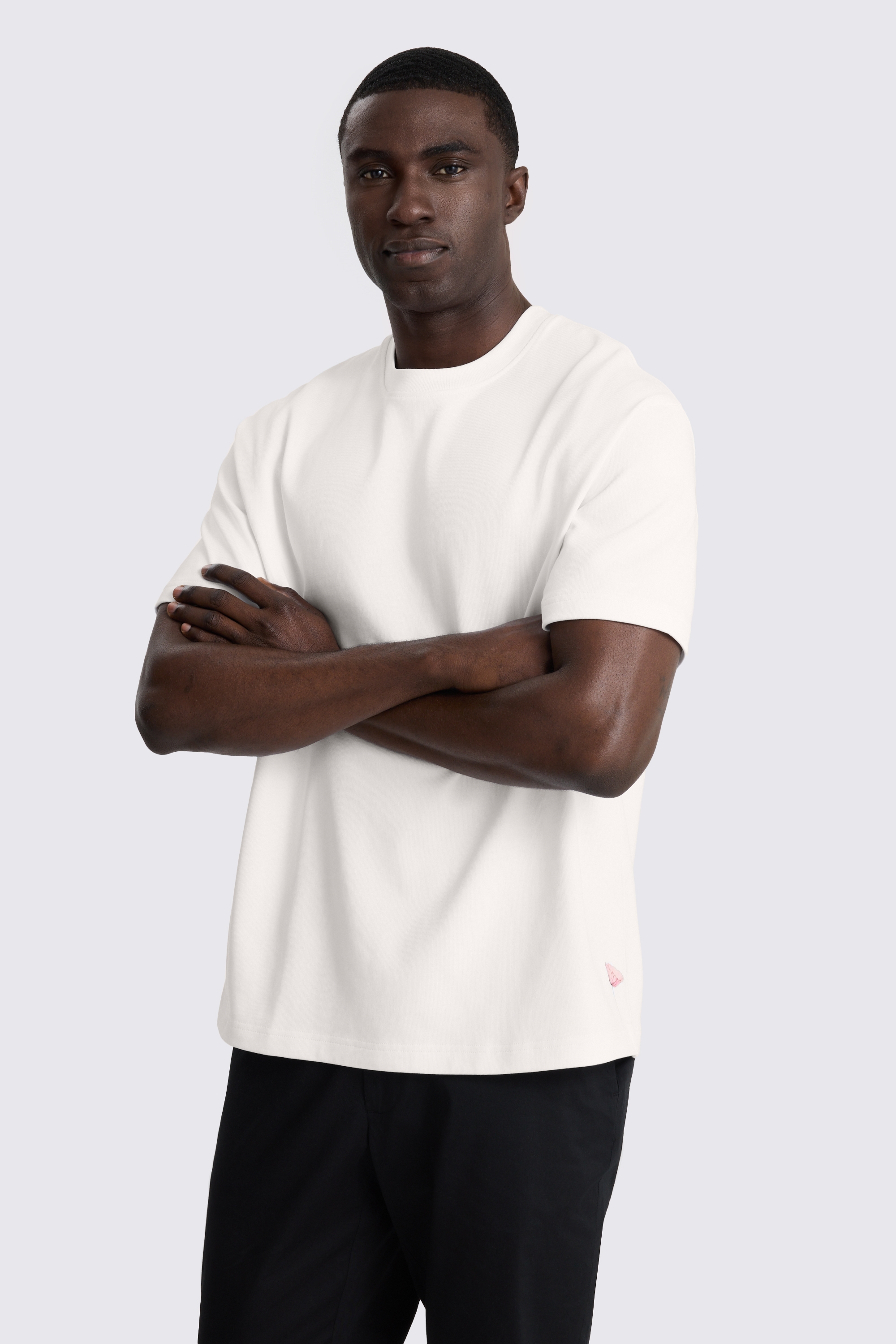 White Poppy Heavy Weight Cotton T-Shirt