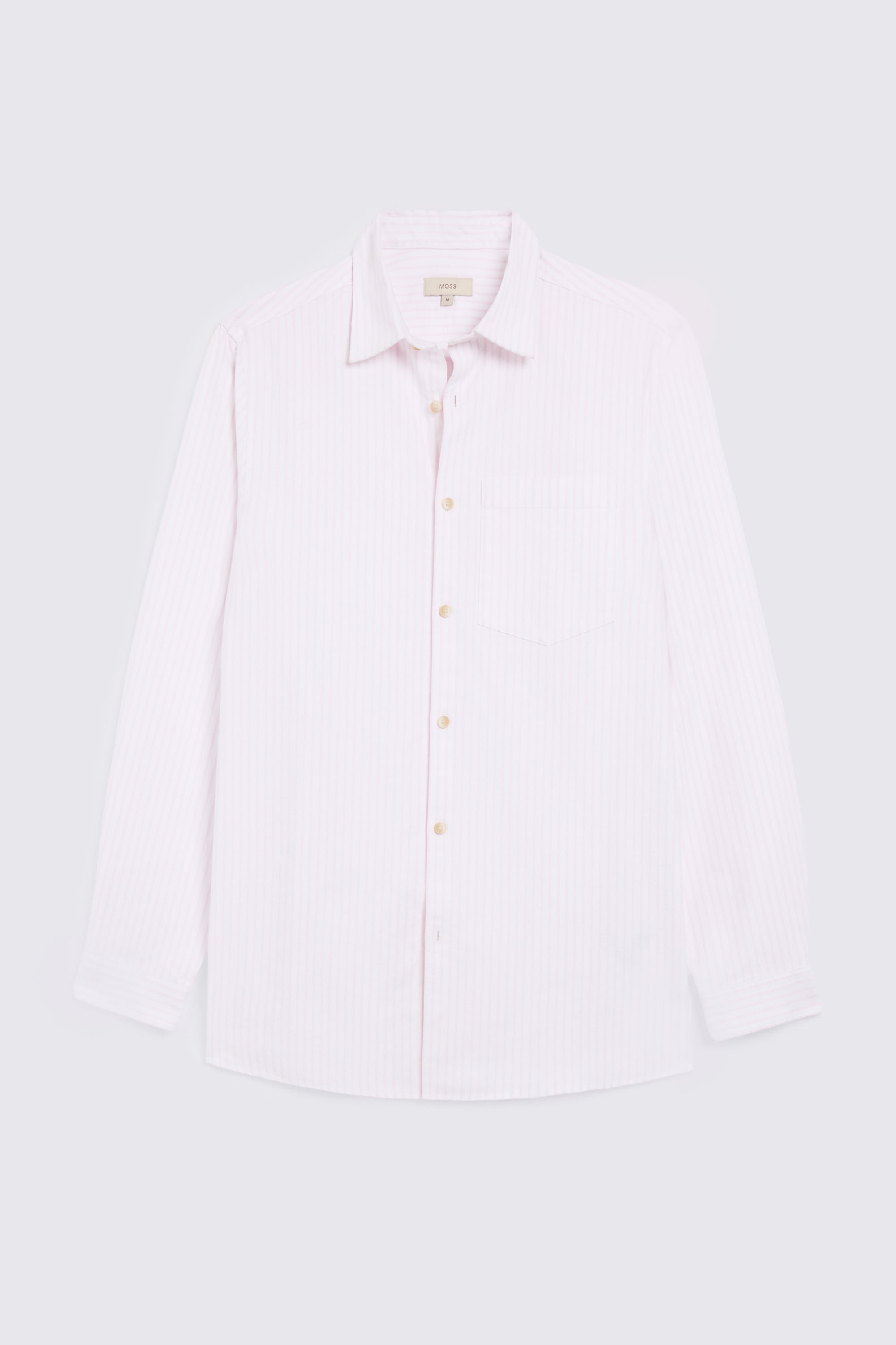 Pink Stripe Relaxed Oxford Shirt