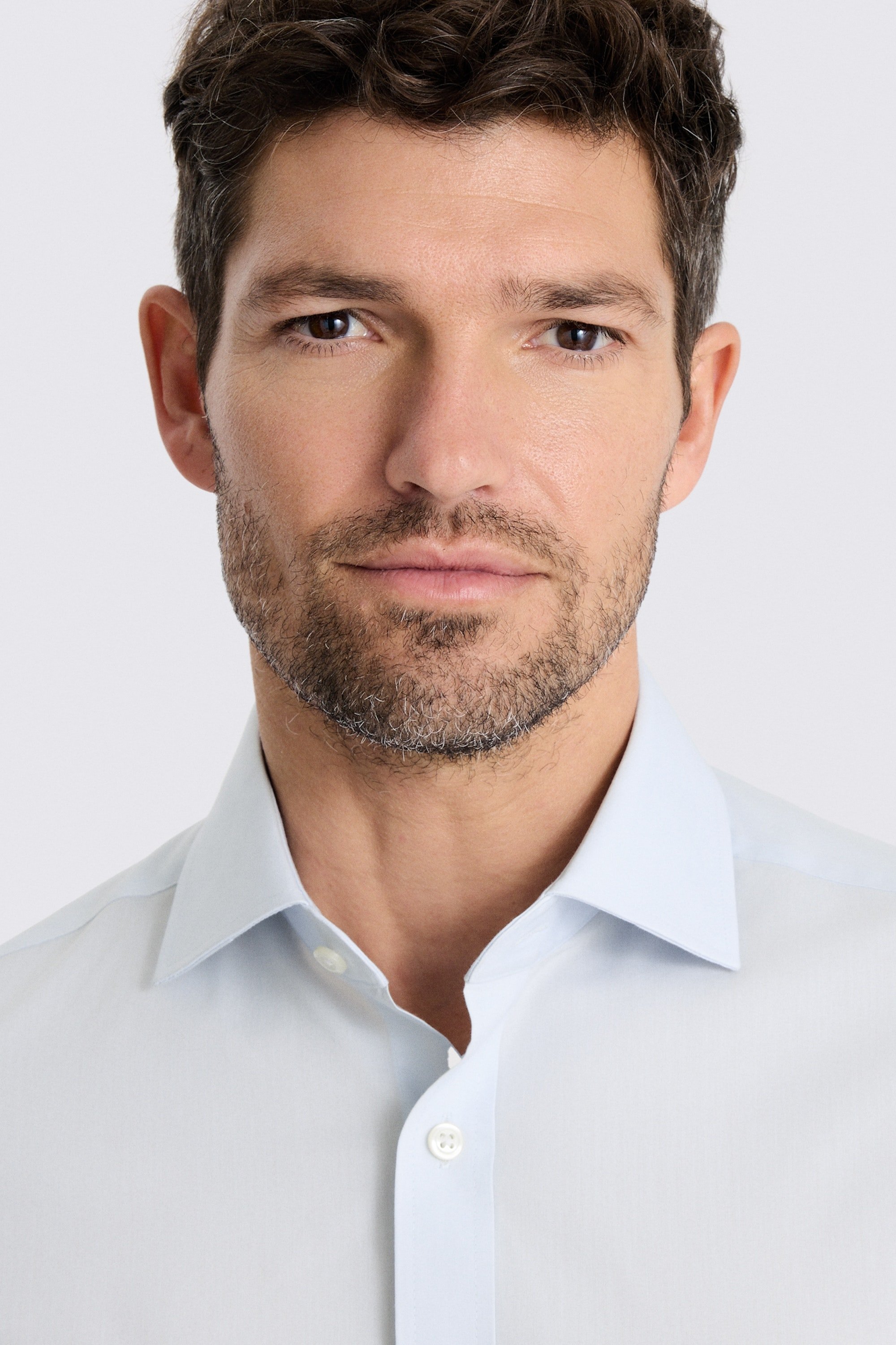 Regular Fit Light Blue Stretch Shirt