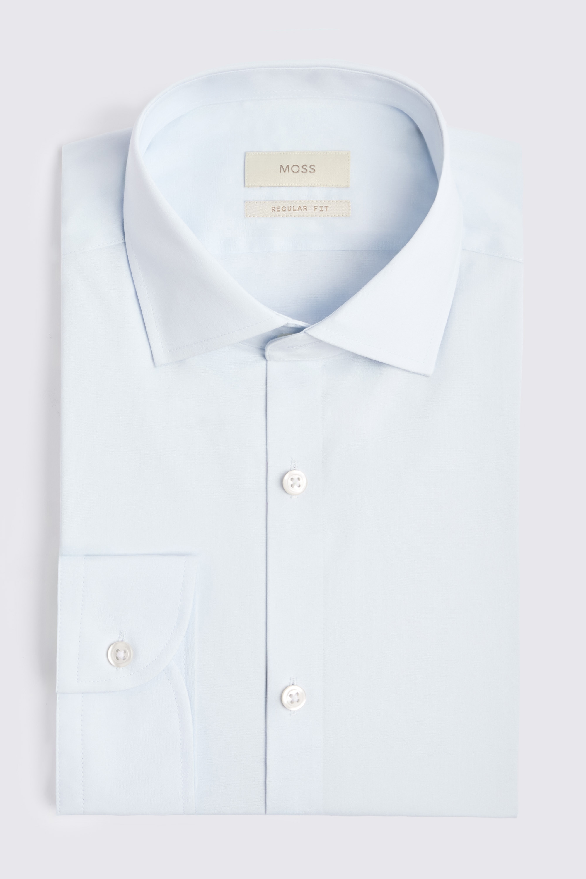 Regular Fit Light Blue Stretch Shirt