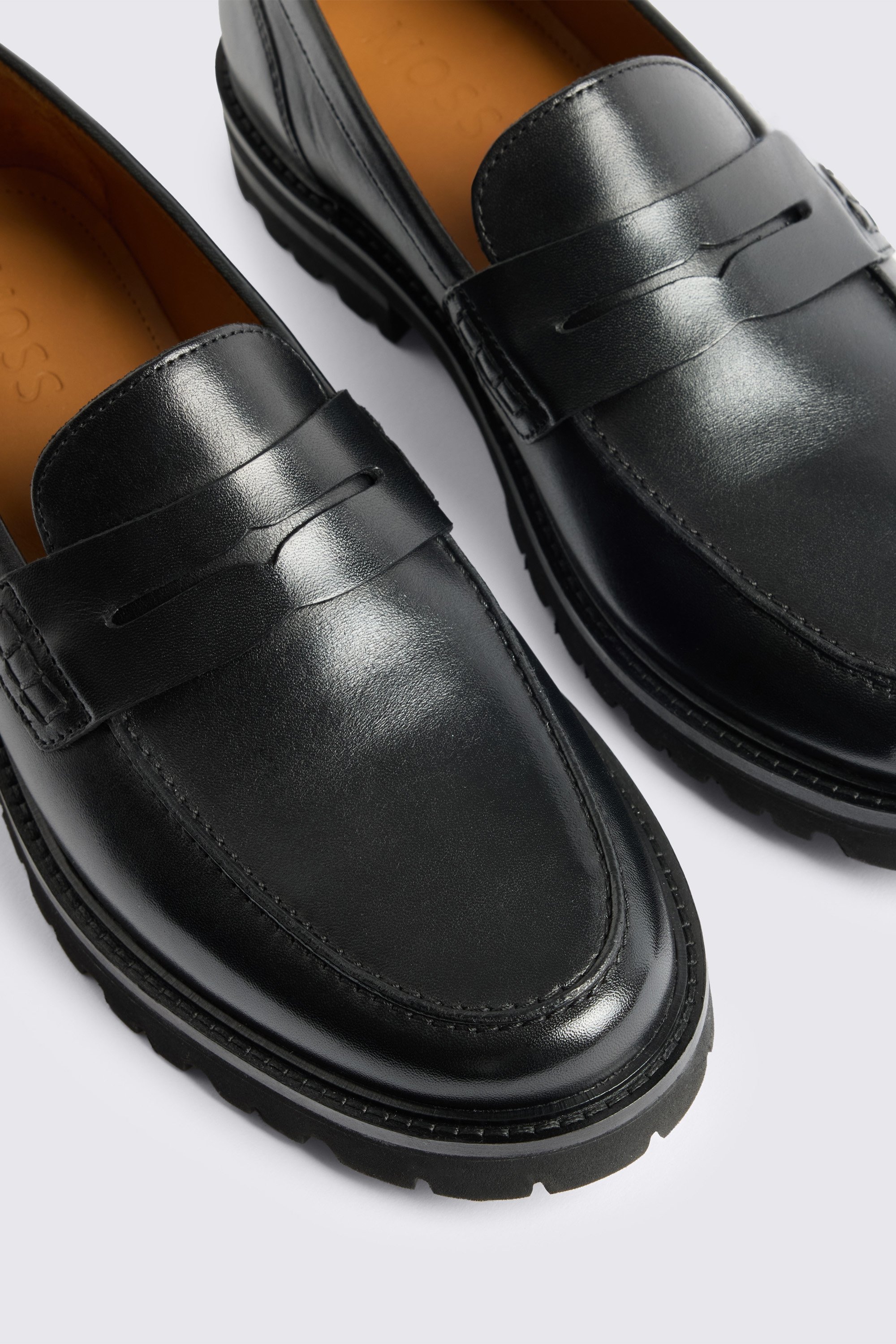Camden Black Chunky Loafers 