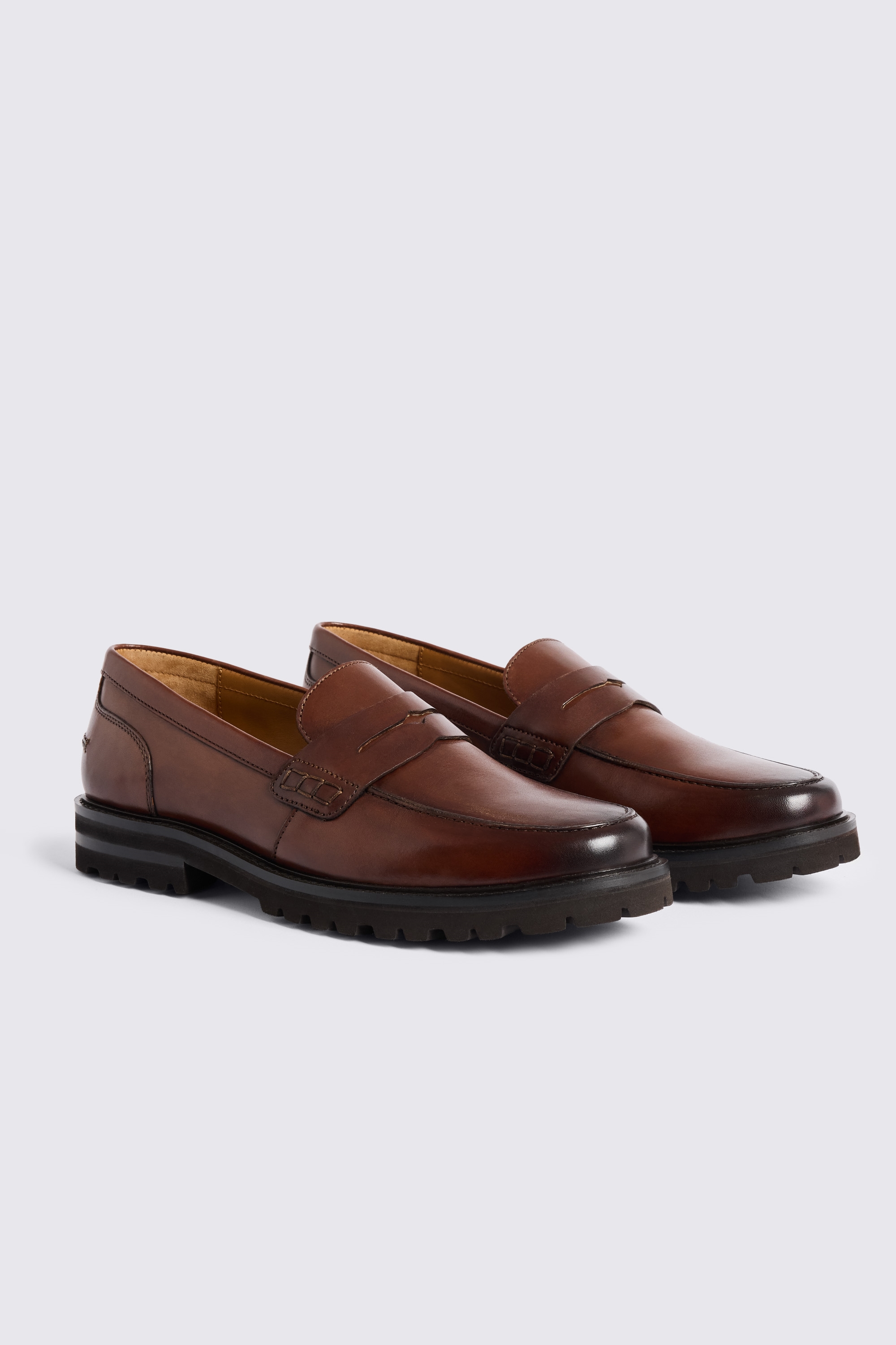 Camden Chestnut Chunky Loafers 