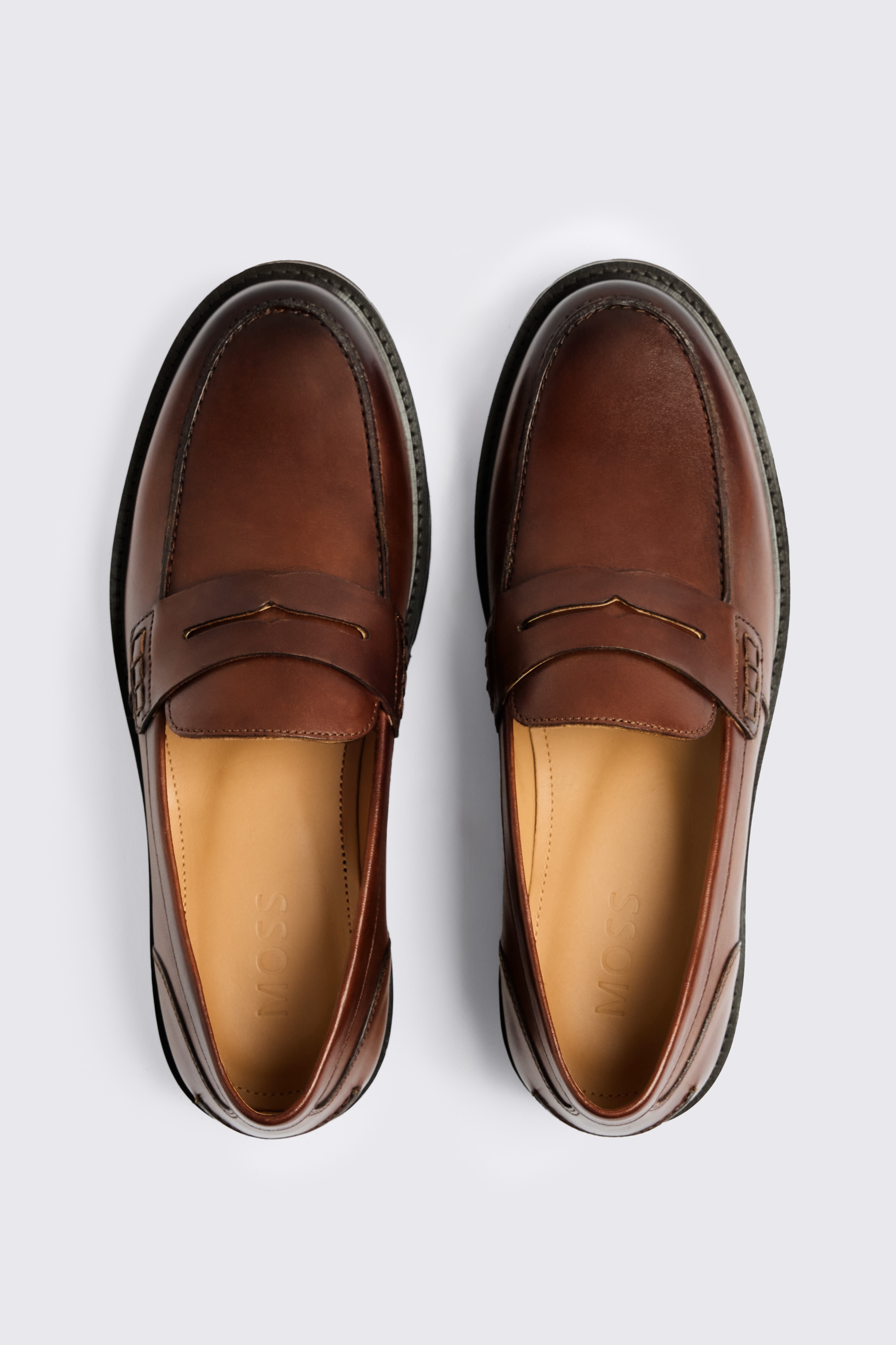 Camden Chestnut Chunky Loafers 