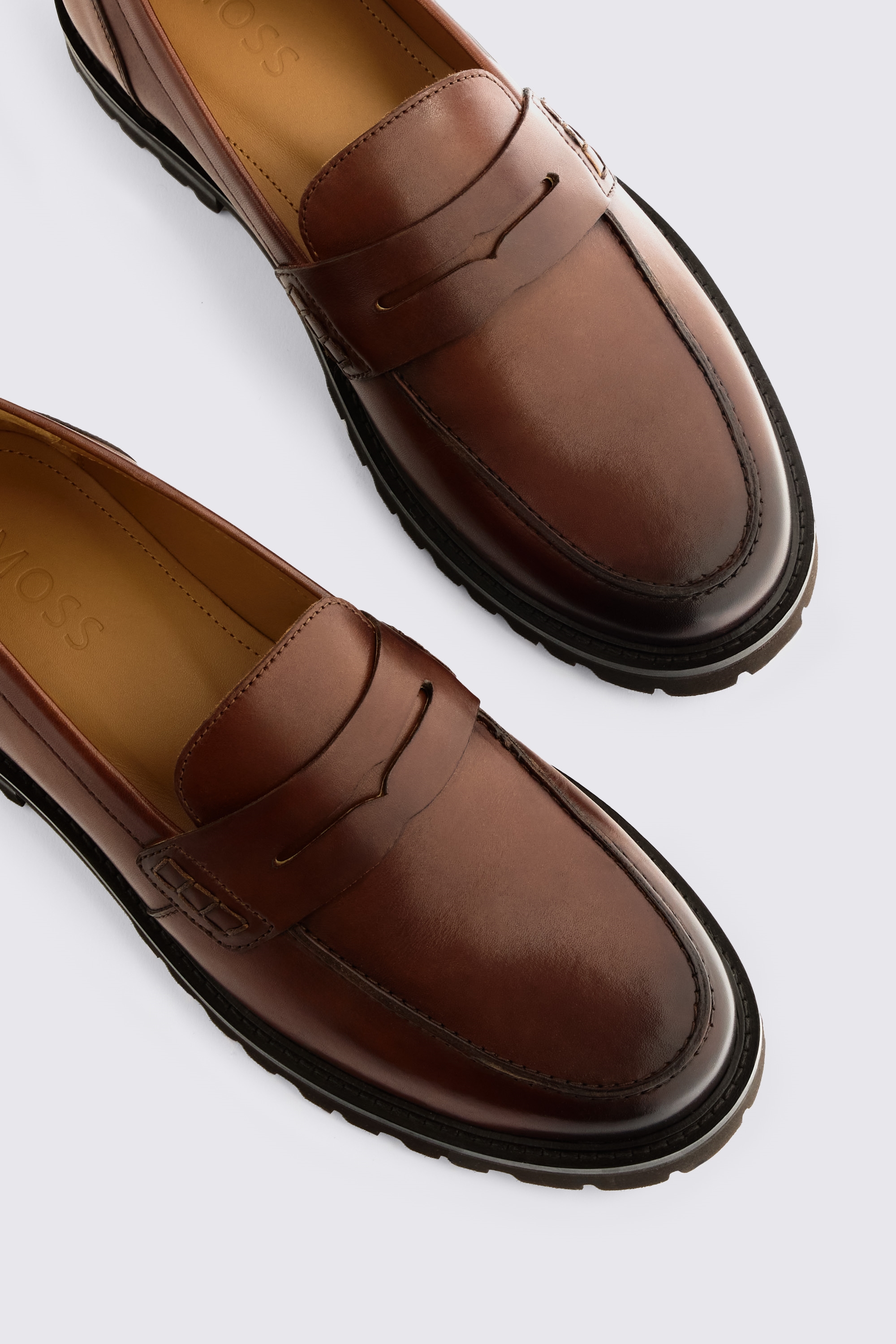 Camden Chestnut Chunky Loafers 