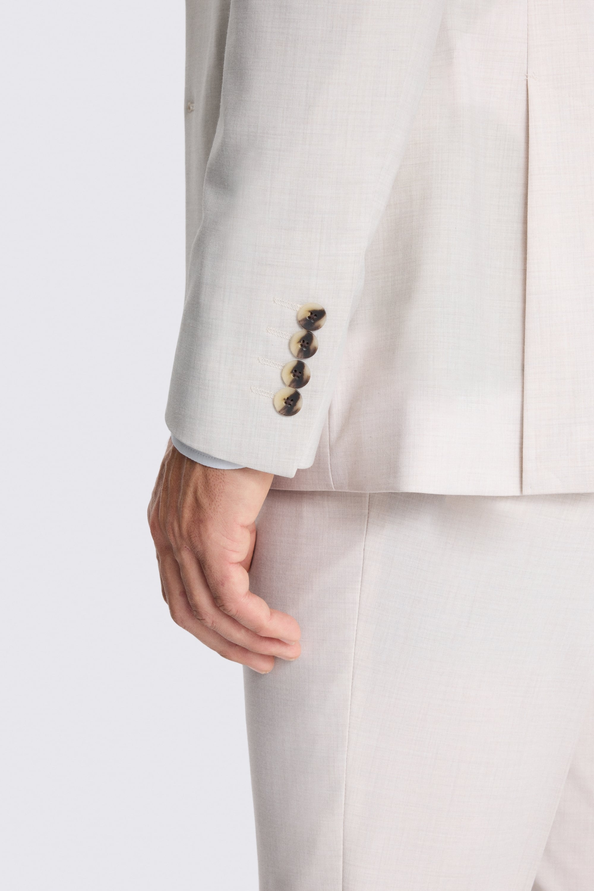 Tailored Fit Light Neutral Suit