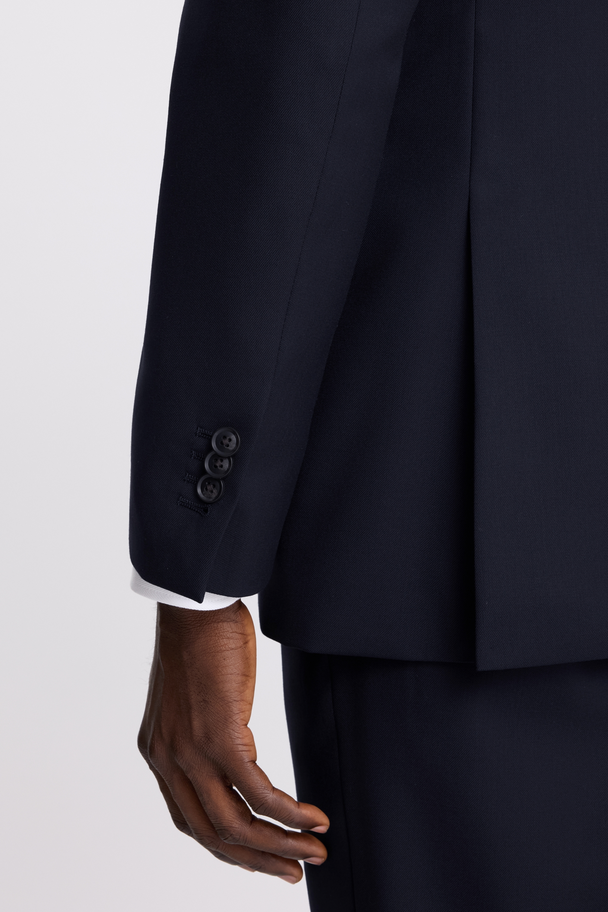Regular Fit Navy Twill Suit
