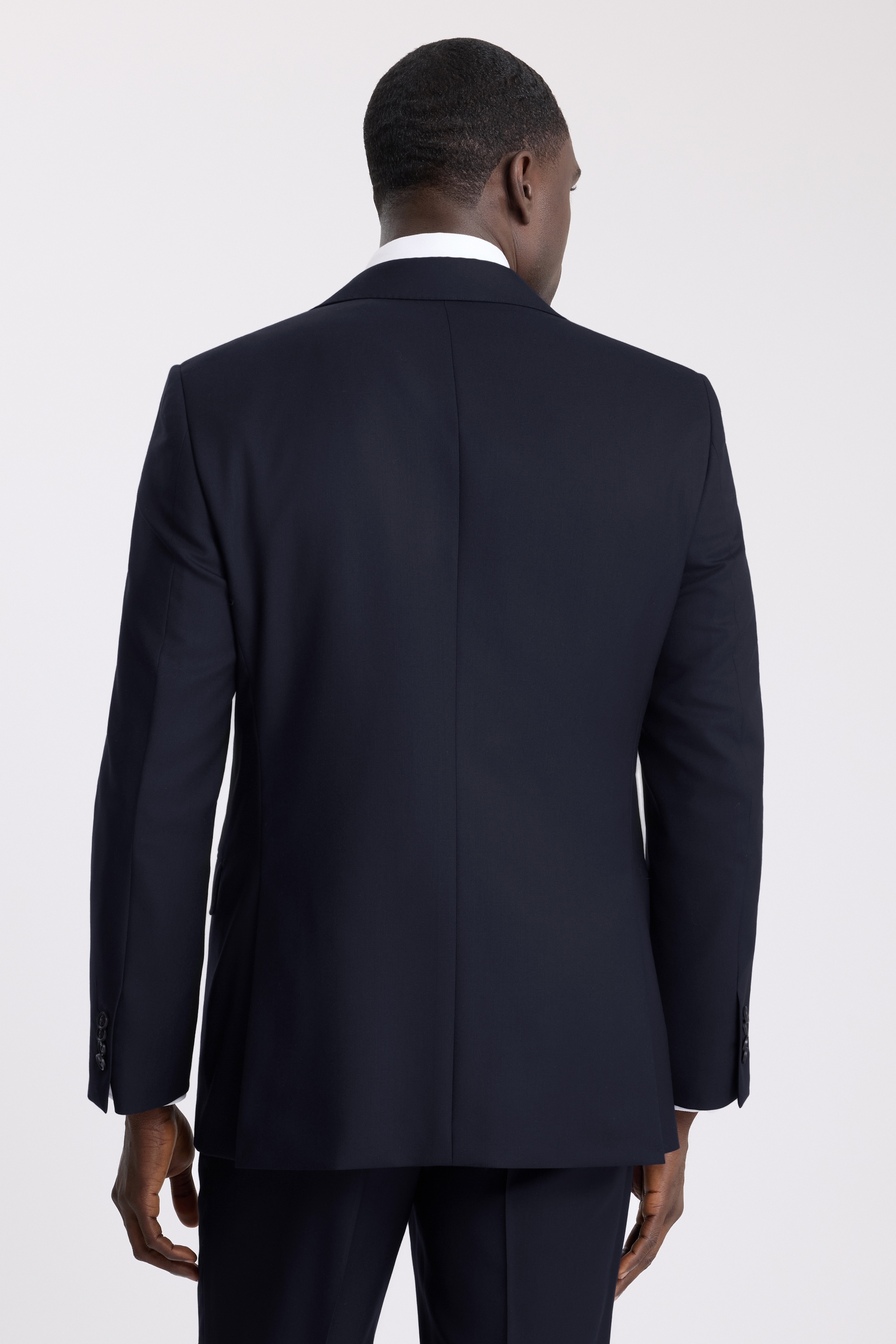 Regular Fit Navy Twill Suit