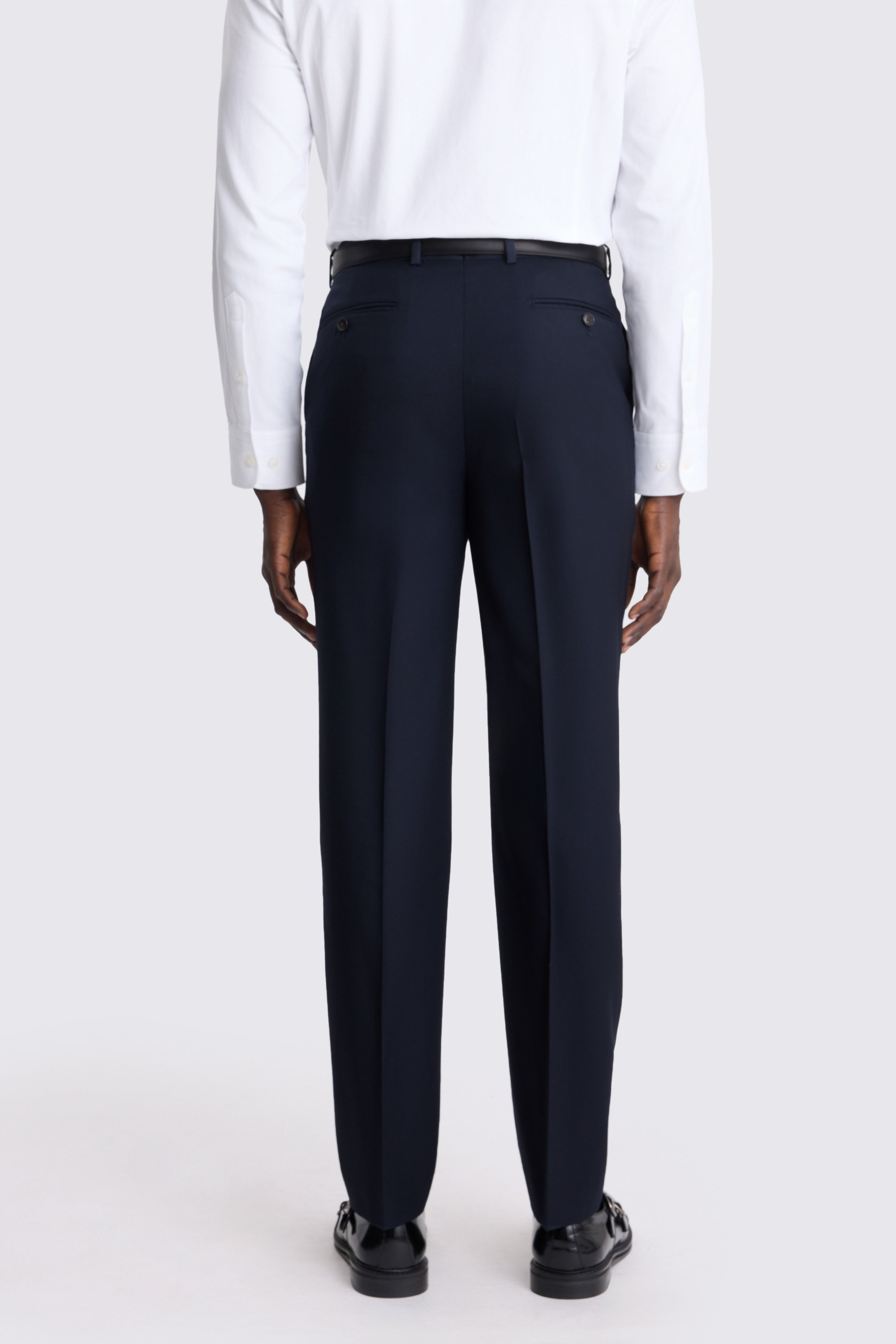 Regular Fit Charcoal Twill Pants