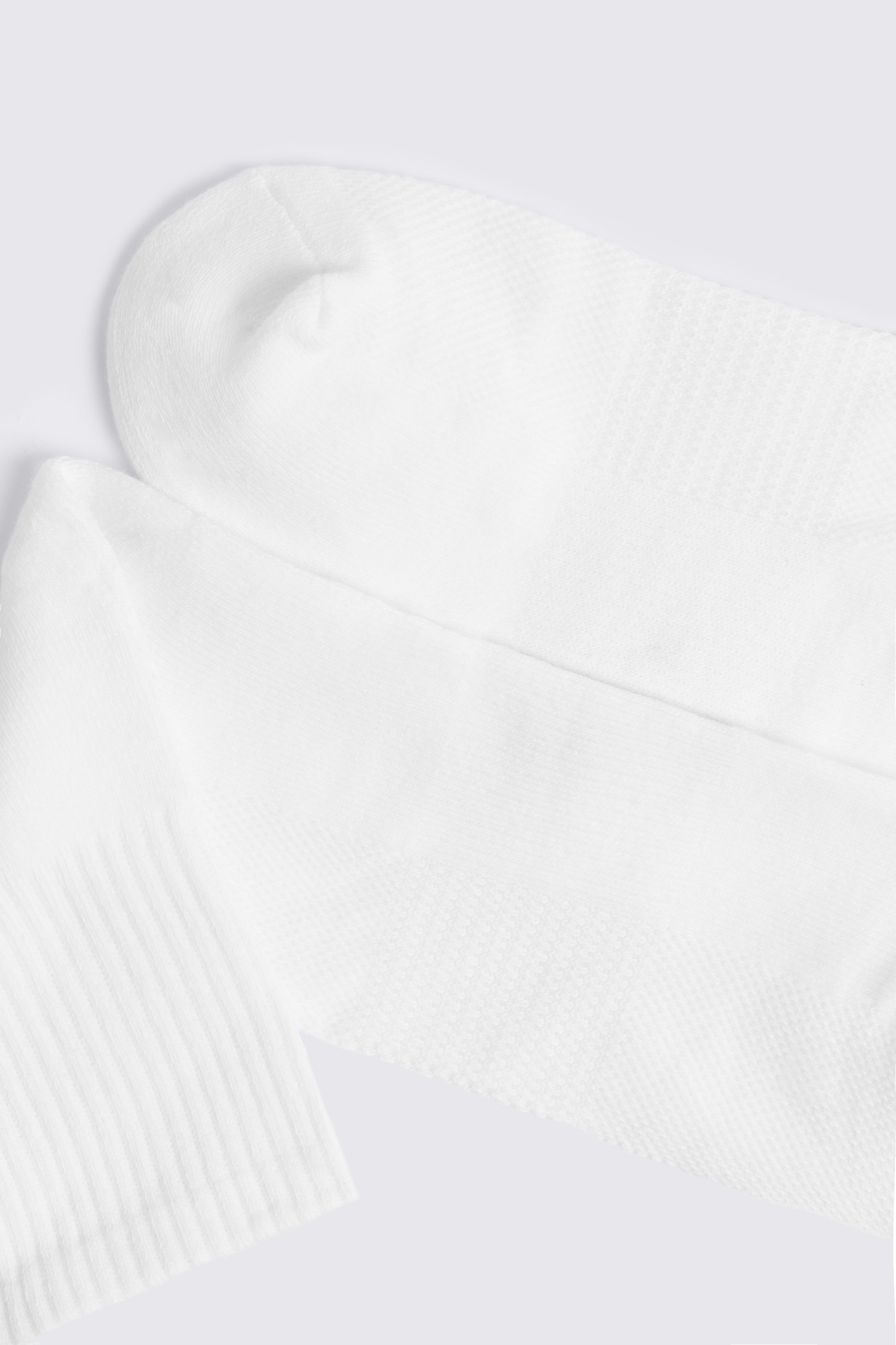 White Half Ankle Socks