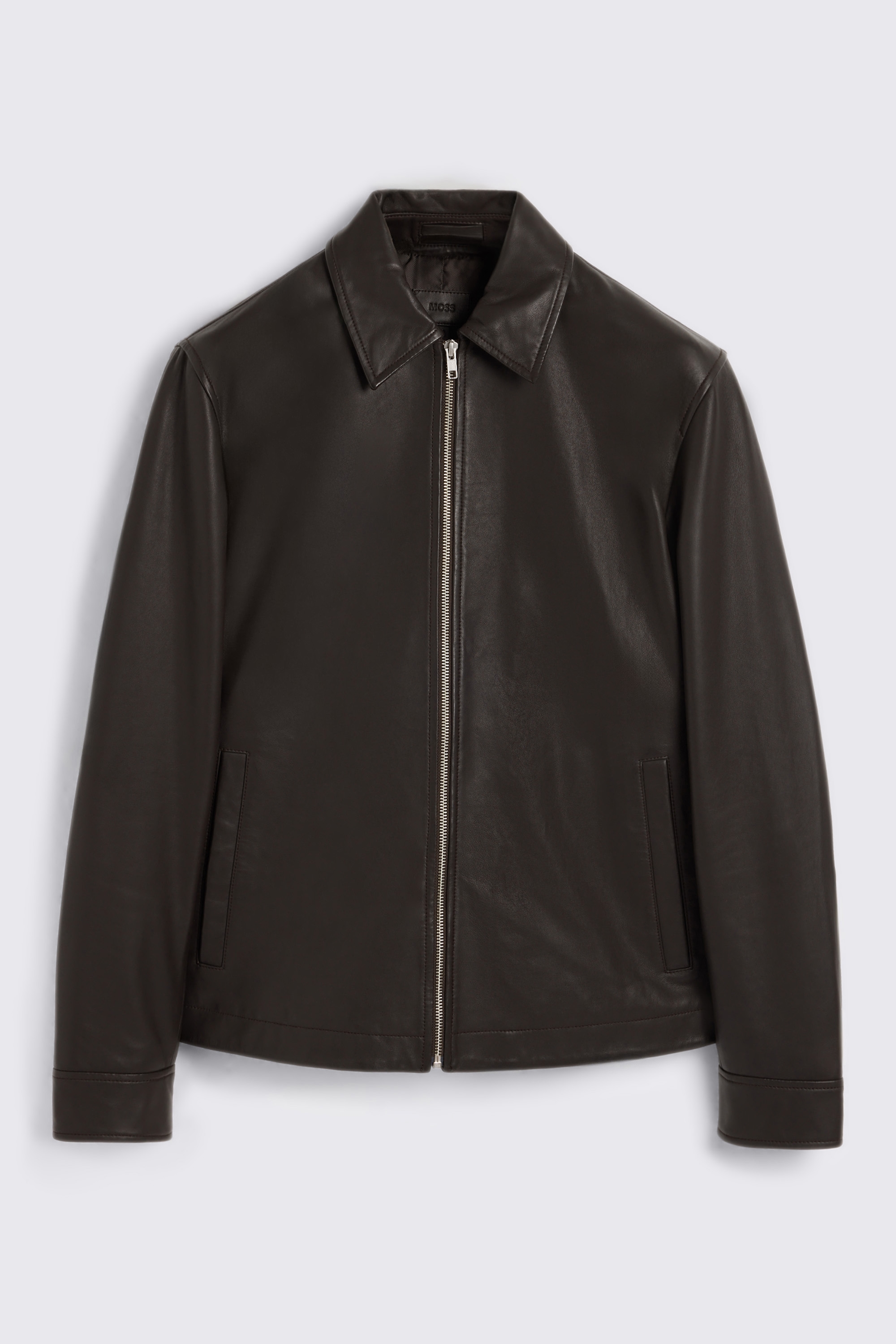 Dark Brown City Nappa-Leather Jacket