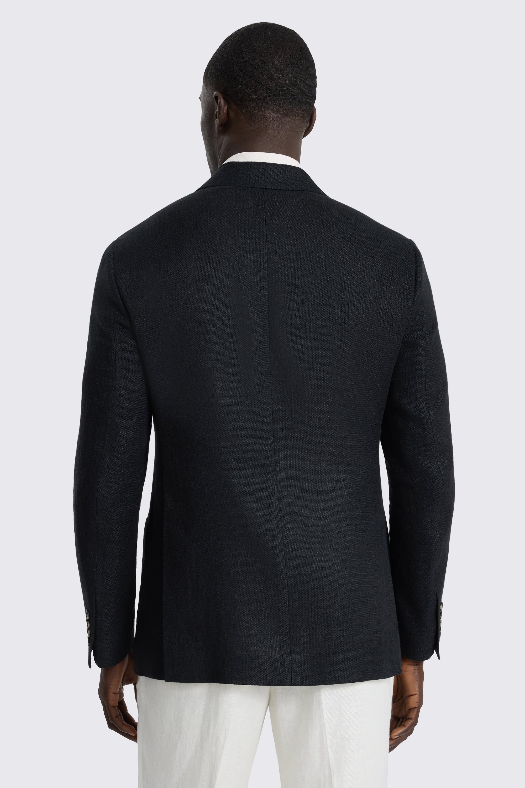 Black Linen Jacket 