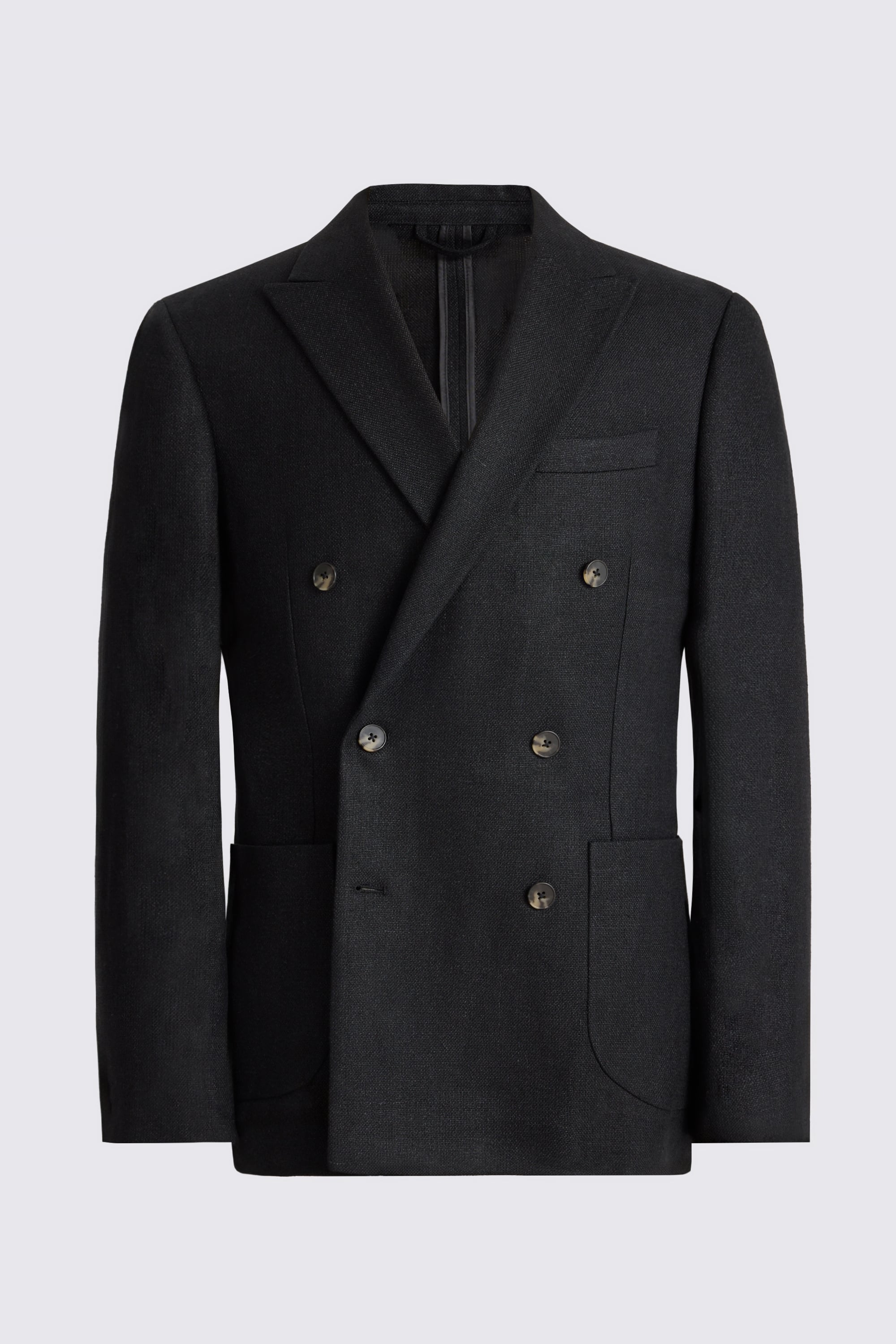 Black Linen Jacket 