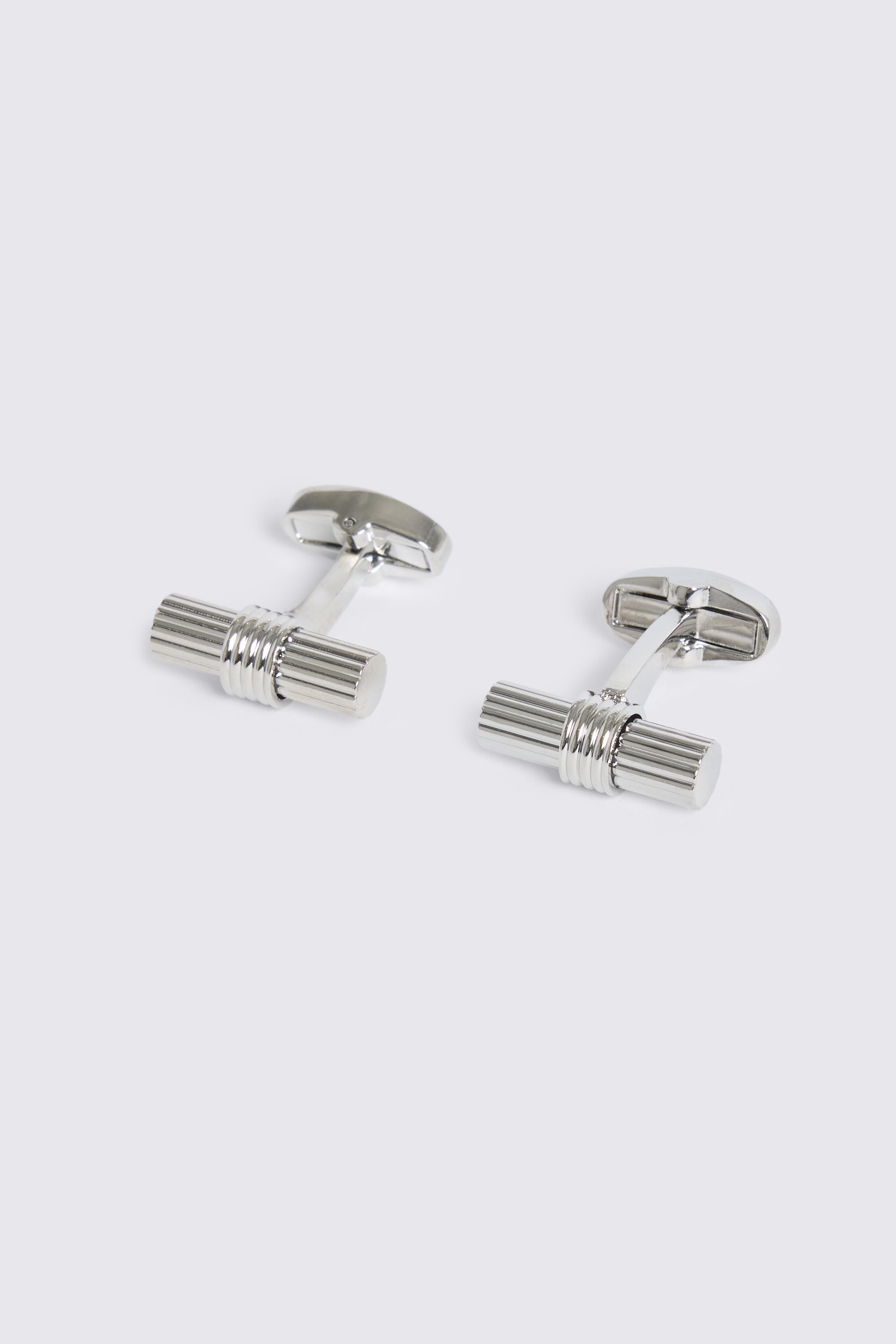 Silver Barrel Cufflinks