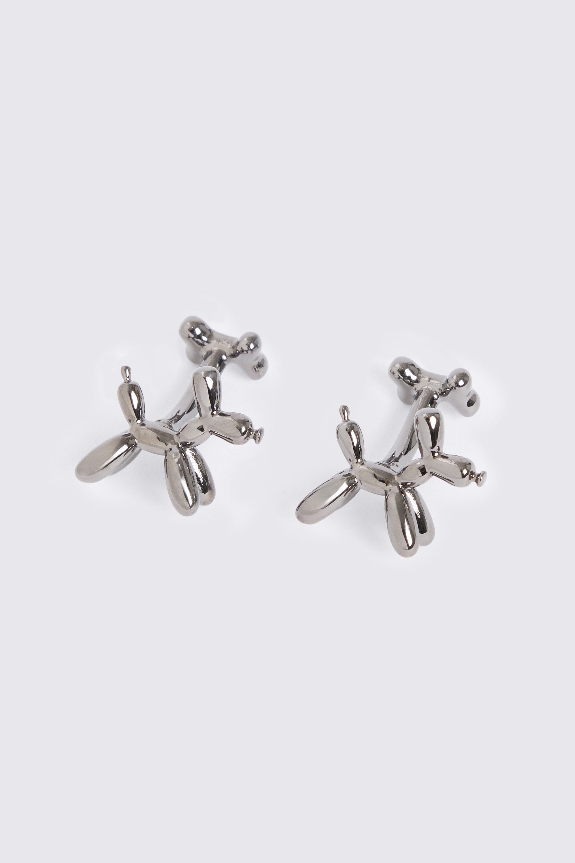 Gunmetal Dog And Bone Cufflinks