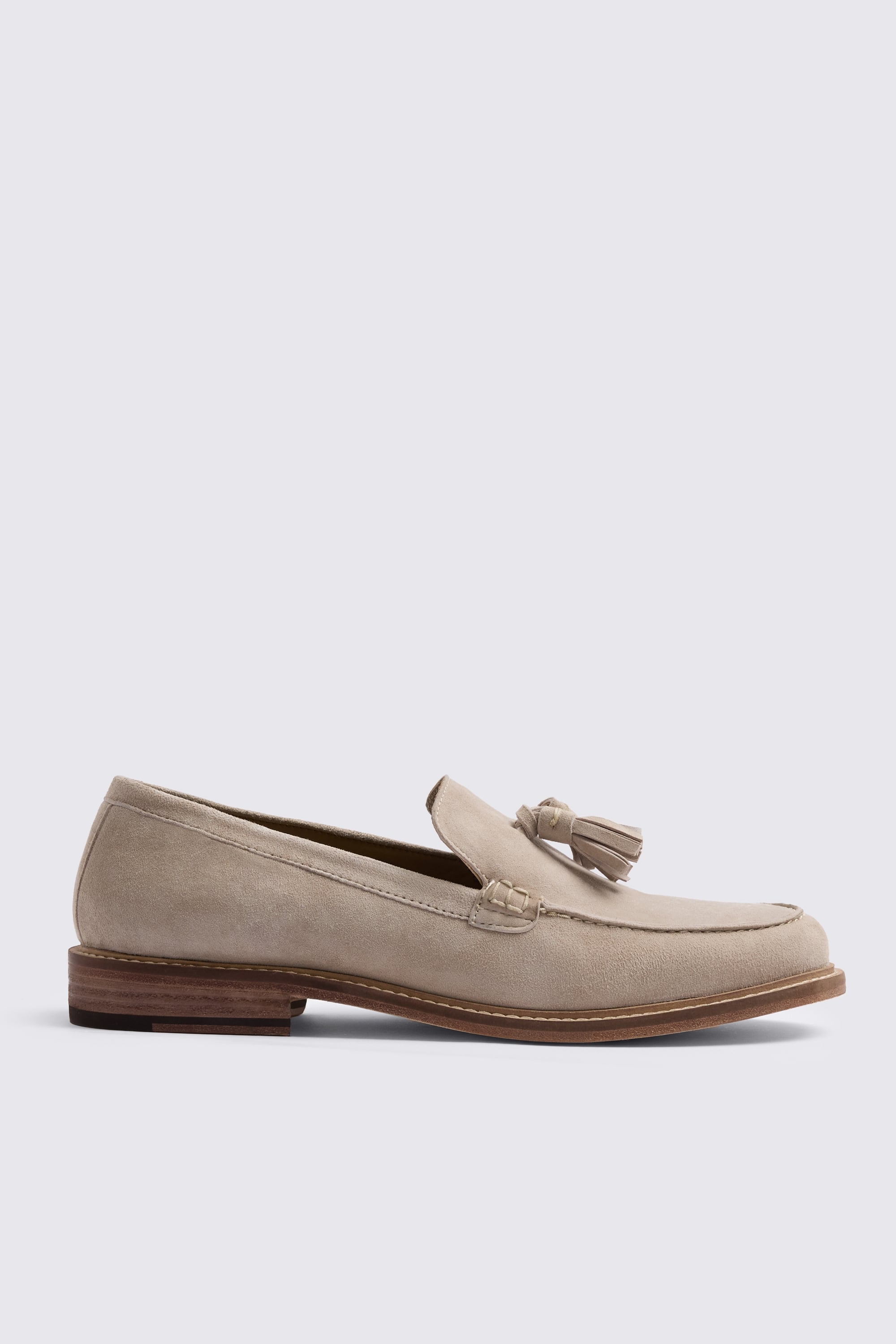 Finchley Stone Suede Loafers