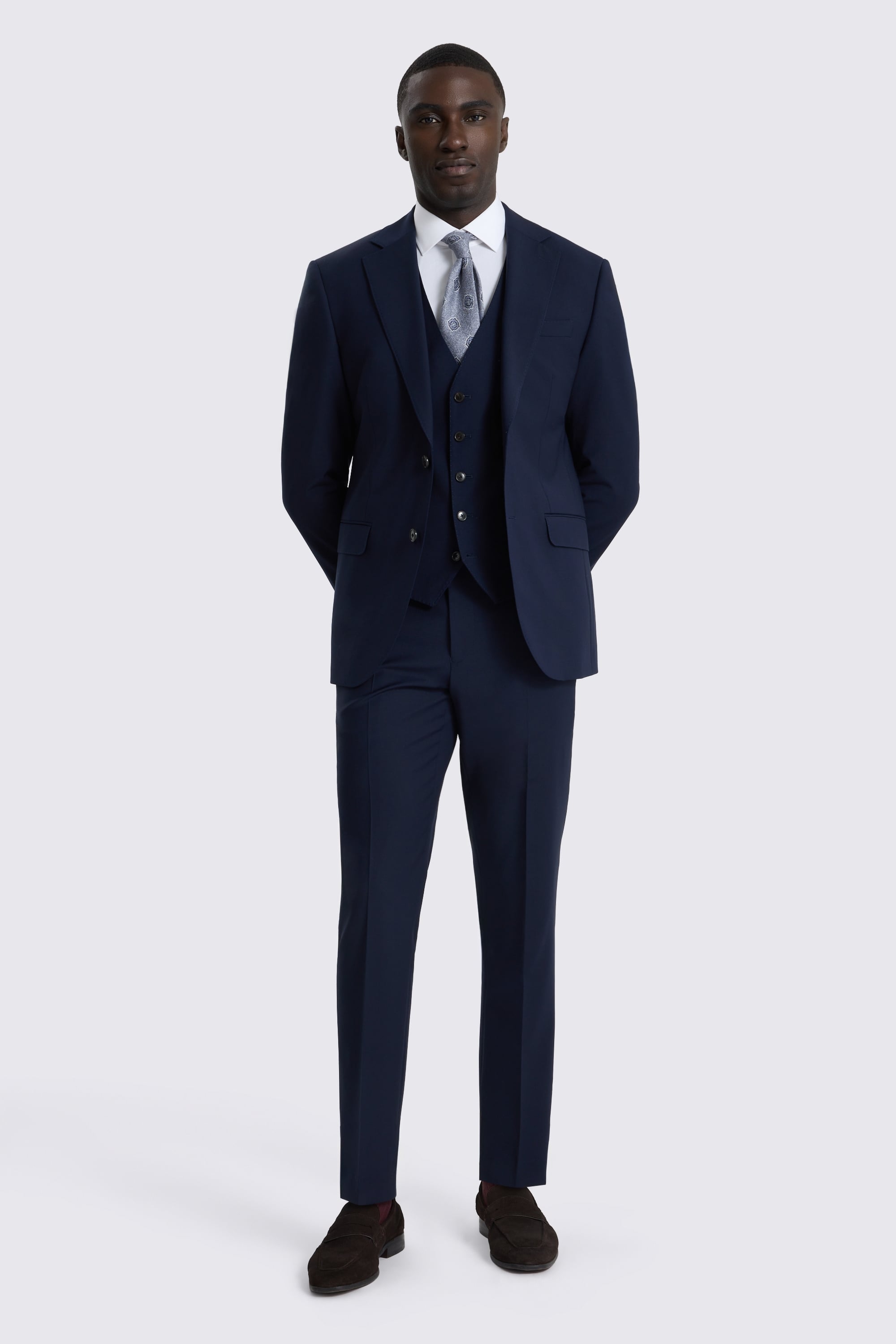 Slim Fit Ink Performance Suit Jacket 