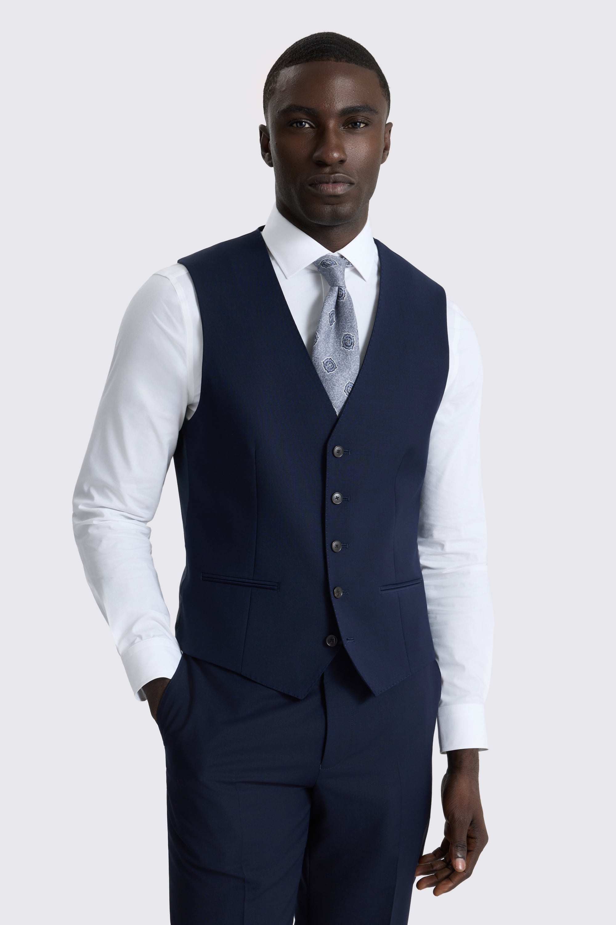 Slim Fit Ink Performance Suit Jacket 