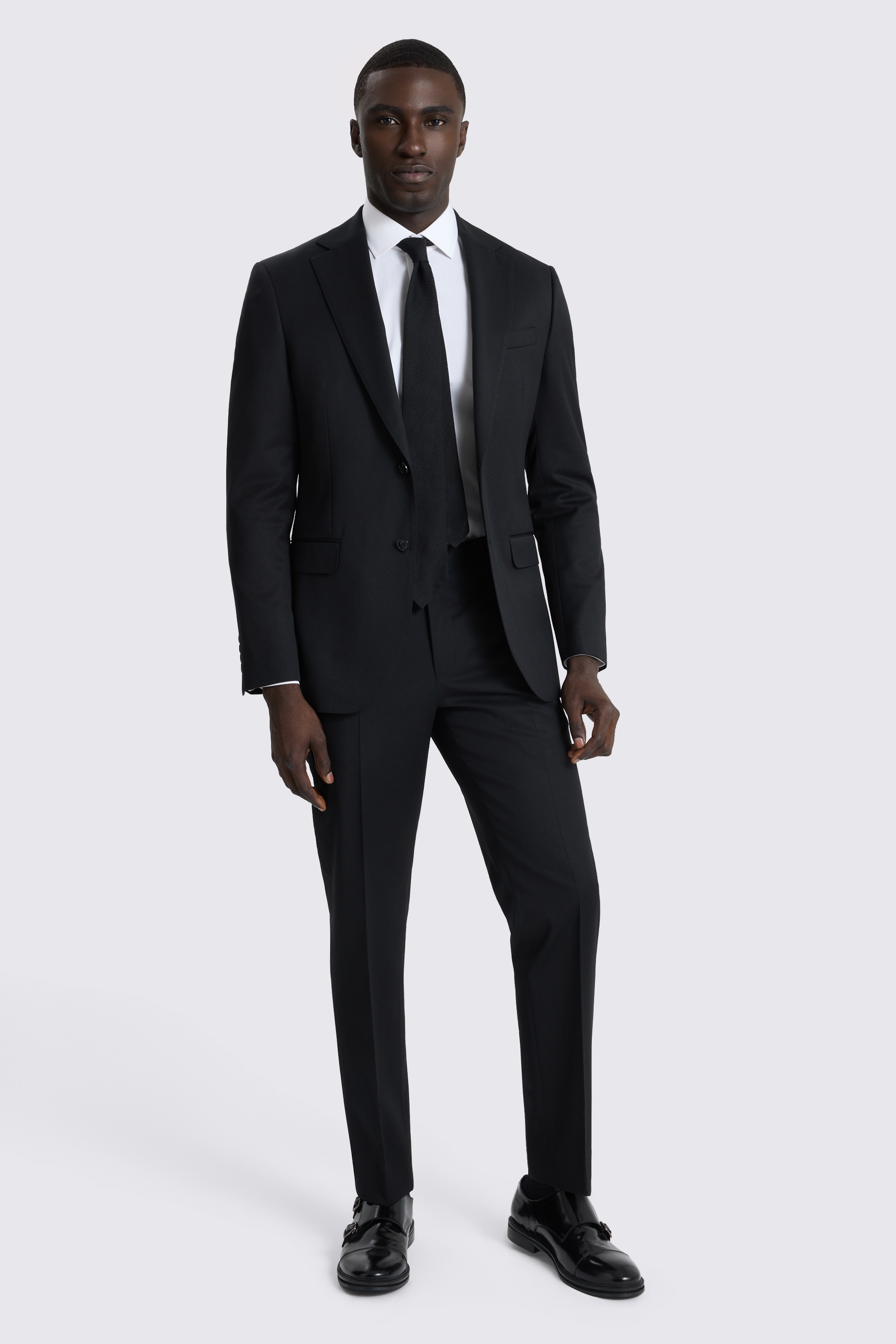 Slim Fit Black Suit Jacket 