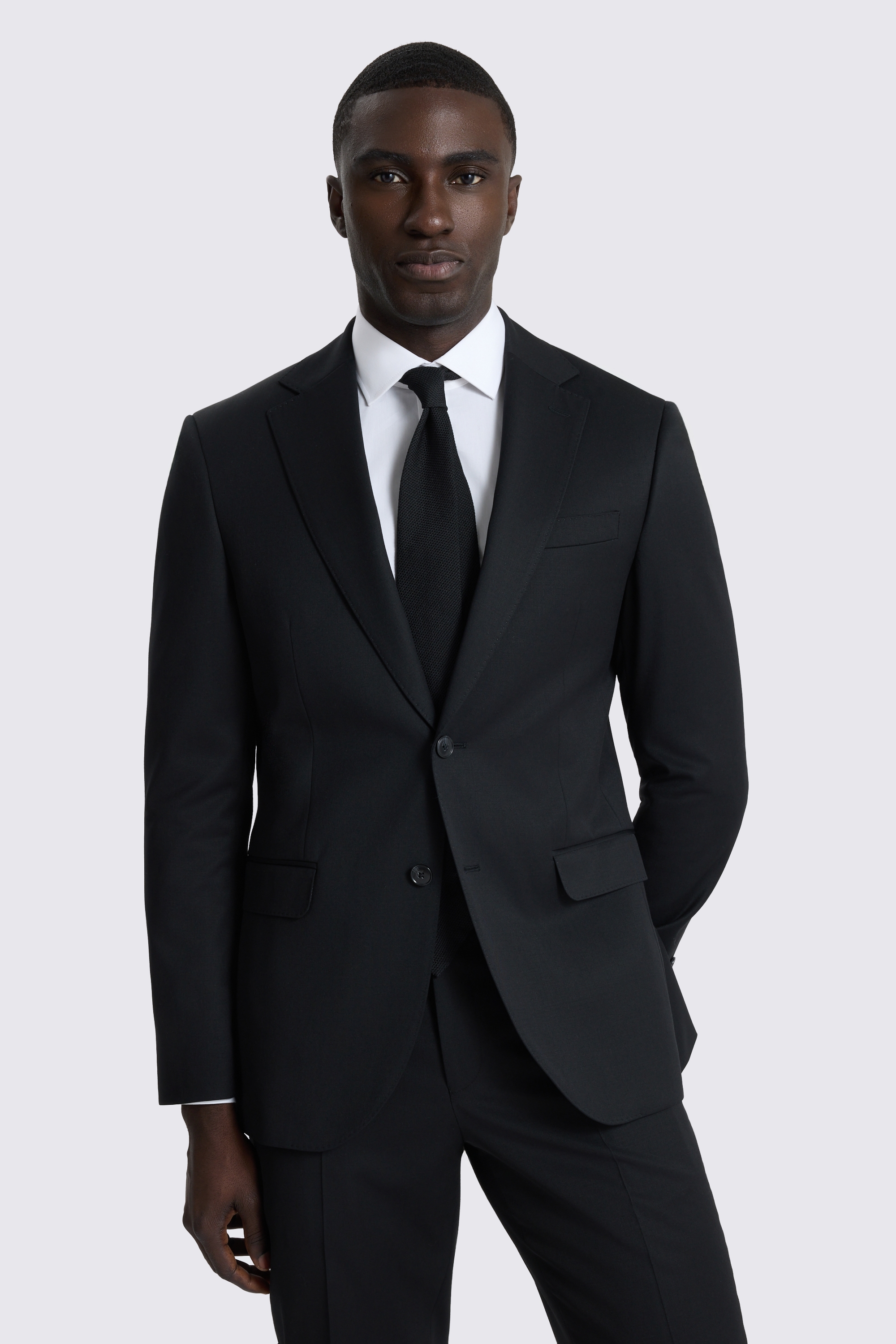Slim Fit Black Suit Jacket 