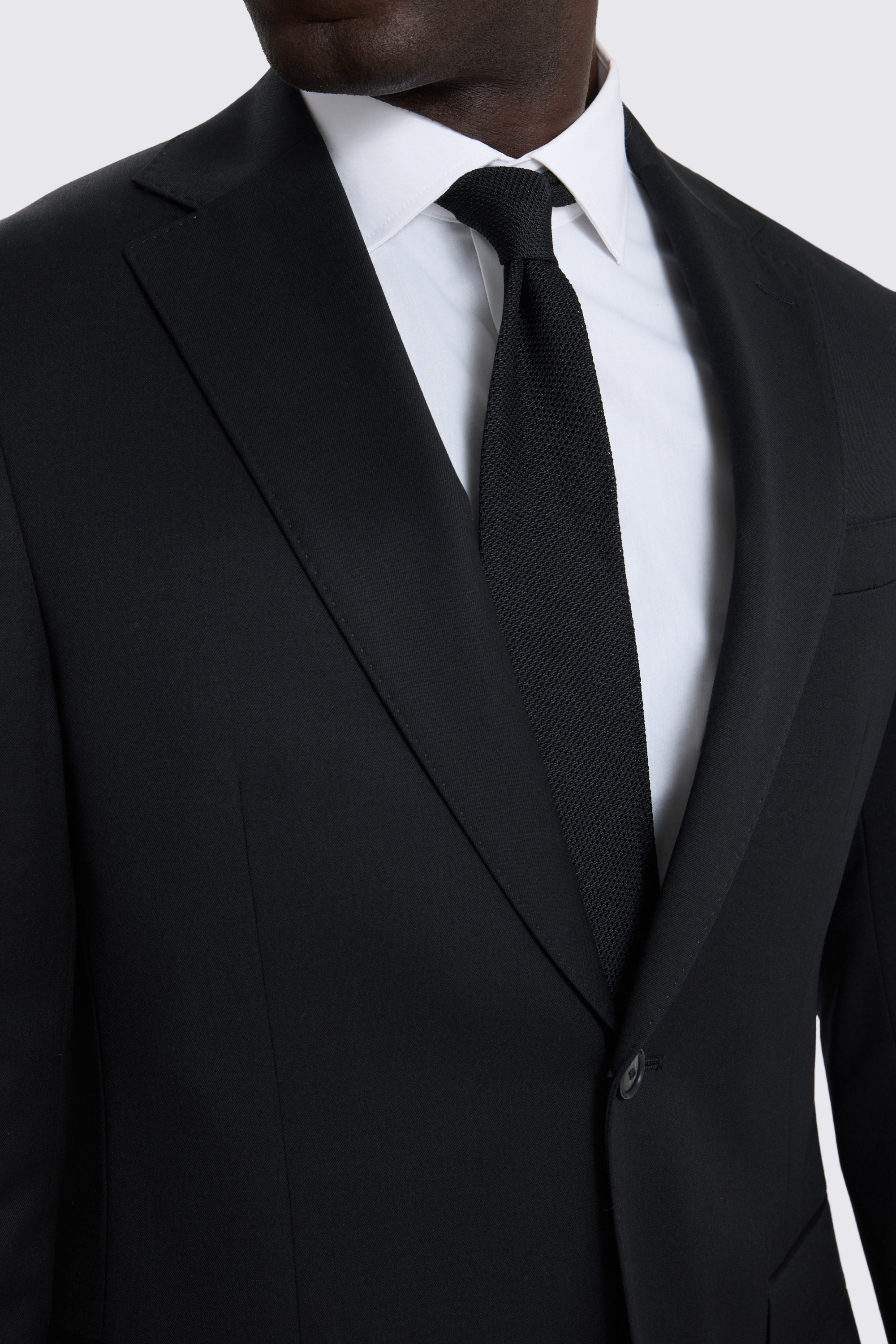Slim Fit Black Suit Jacket 