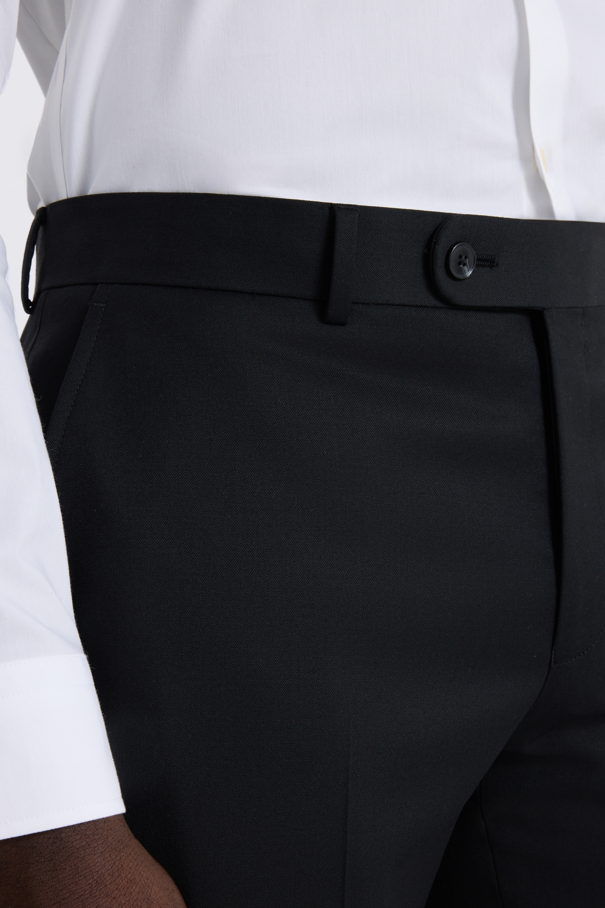Slim Fit Black Trouser 