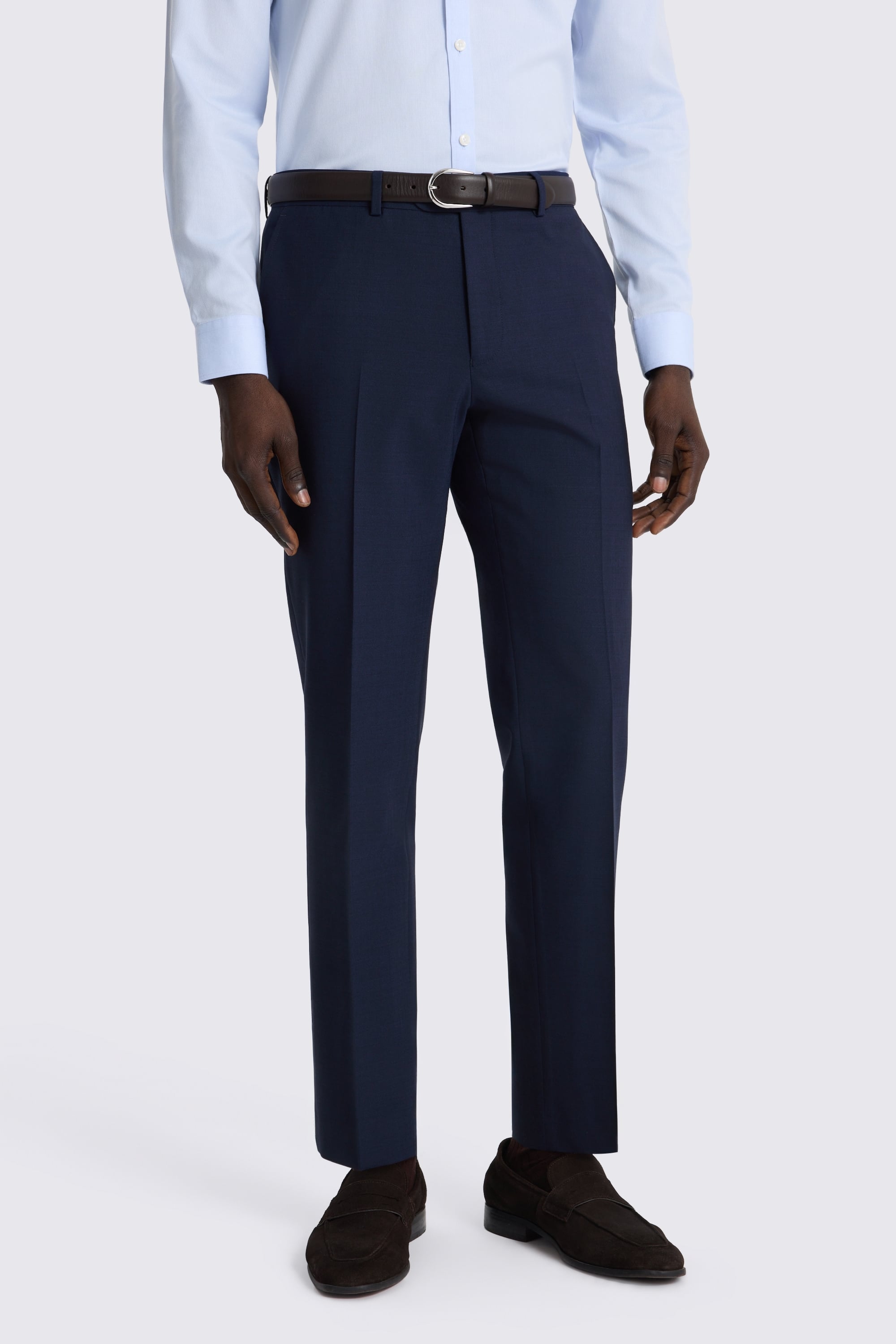 Slim Fit Blue Trouser
