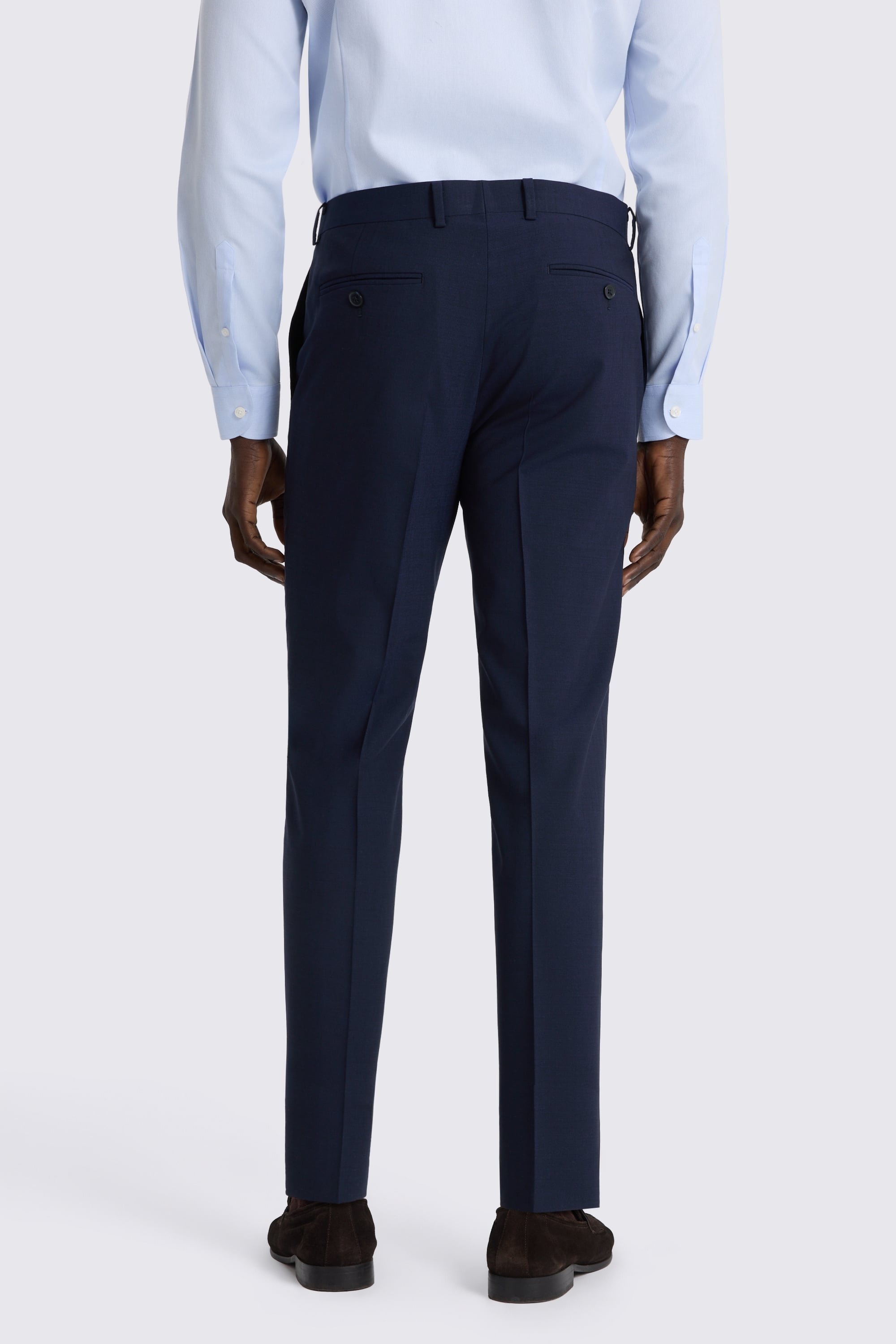 Slim Fit Blue Trouser