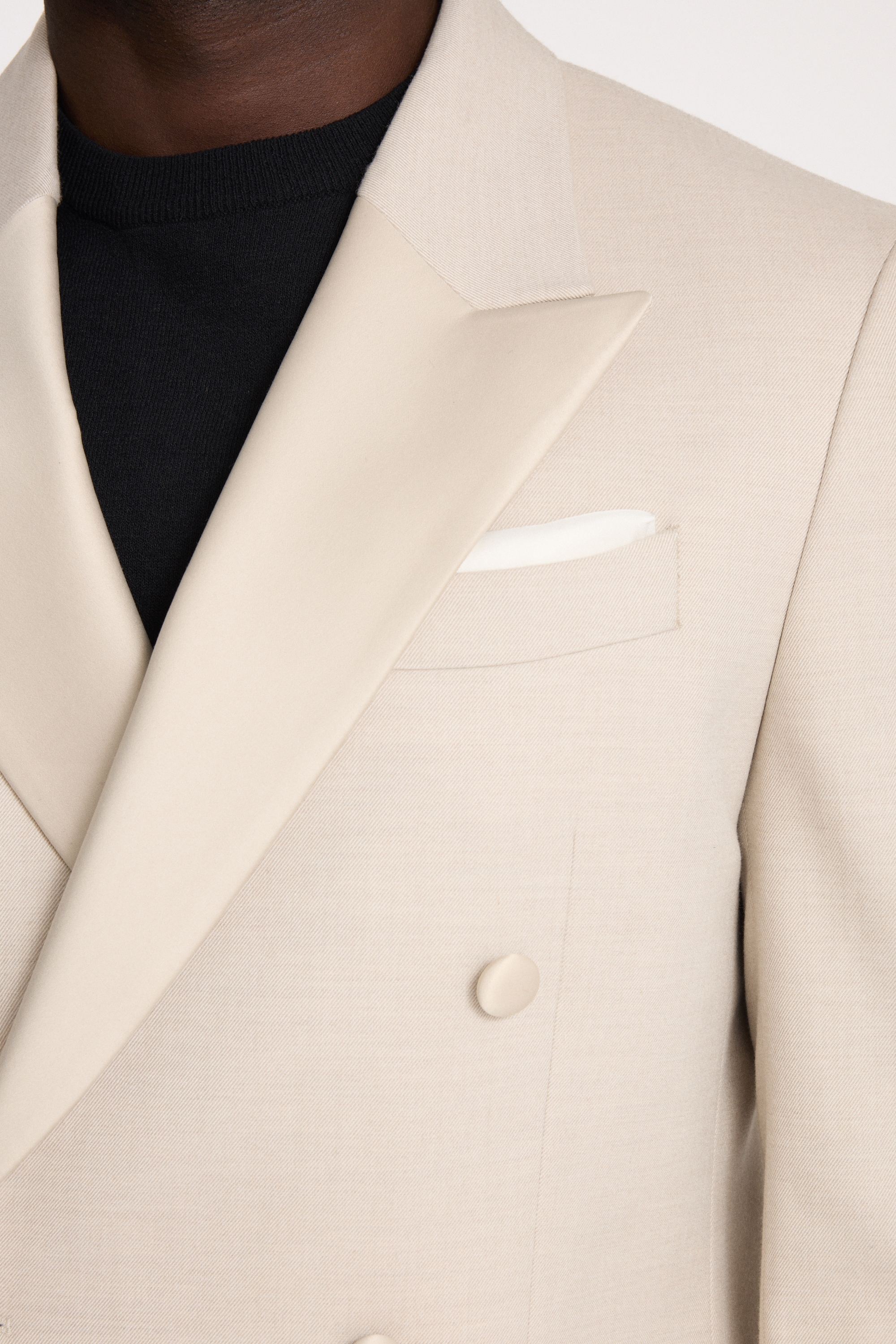 Relaxed Fit Light Camel Suit Jacket