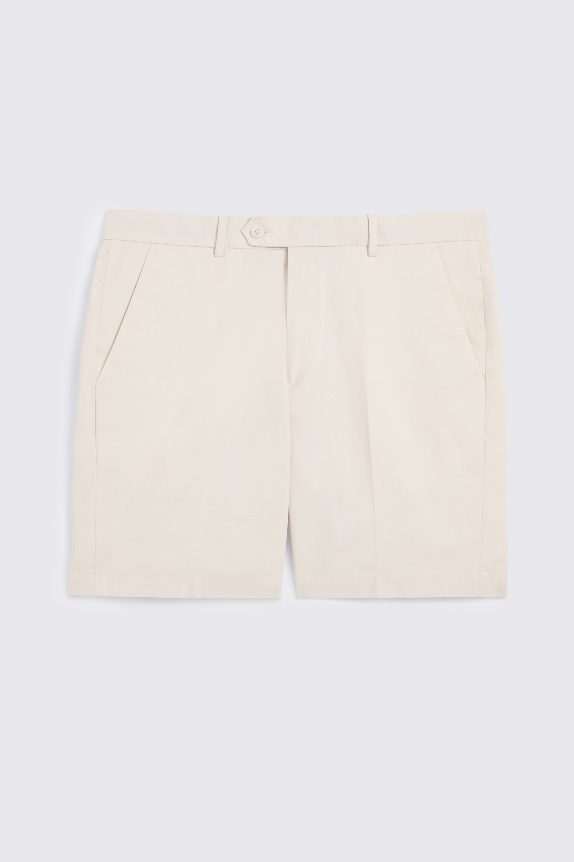 Off White Chino Cotton Shorts