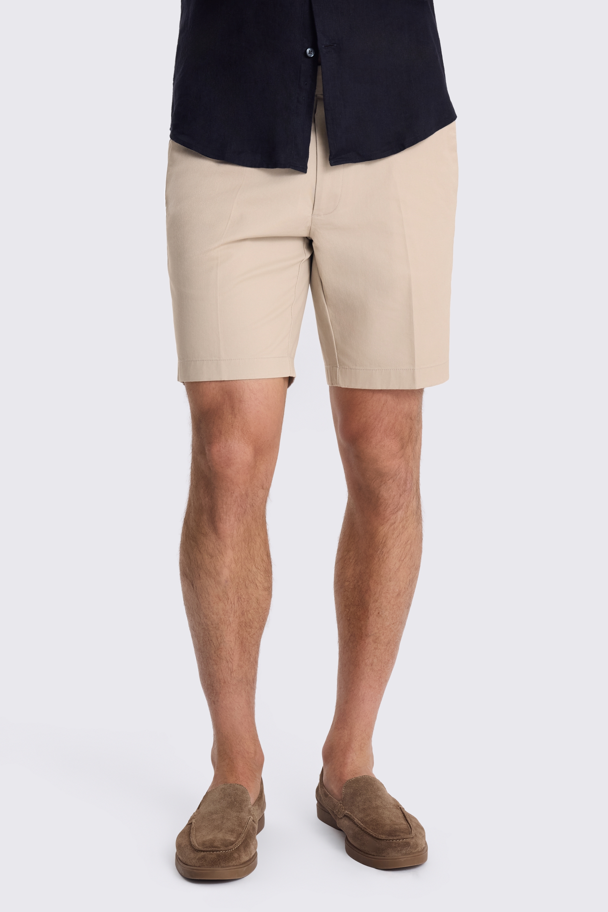 Stone Chino Cotton Shorts