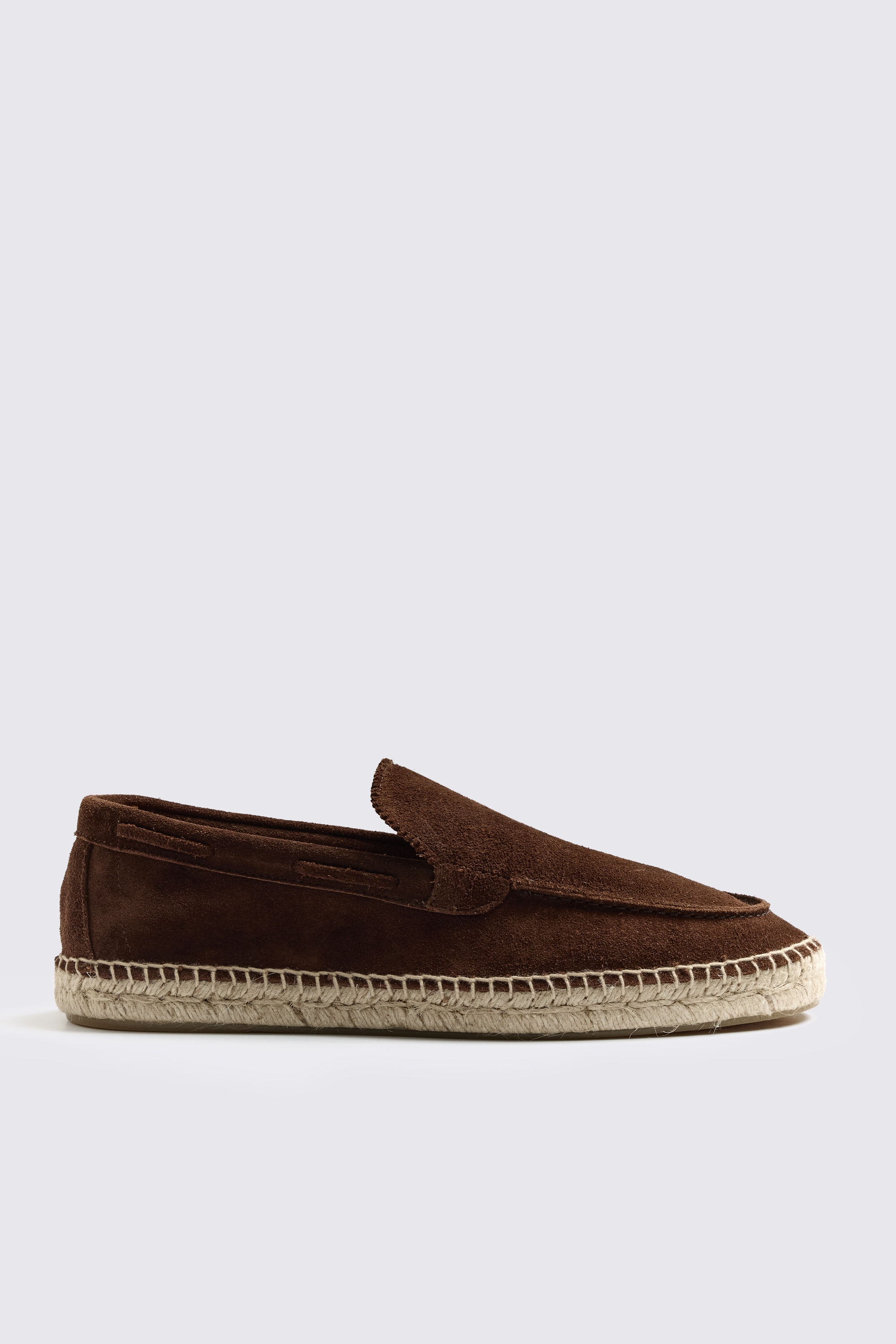 Spanish Suede Chocolate Espadrilles