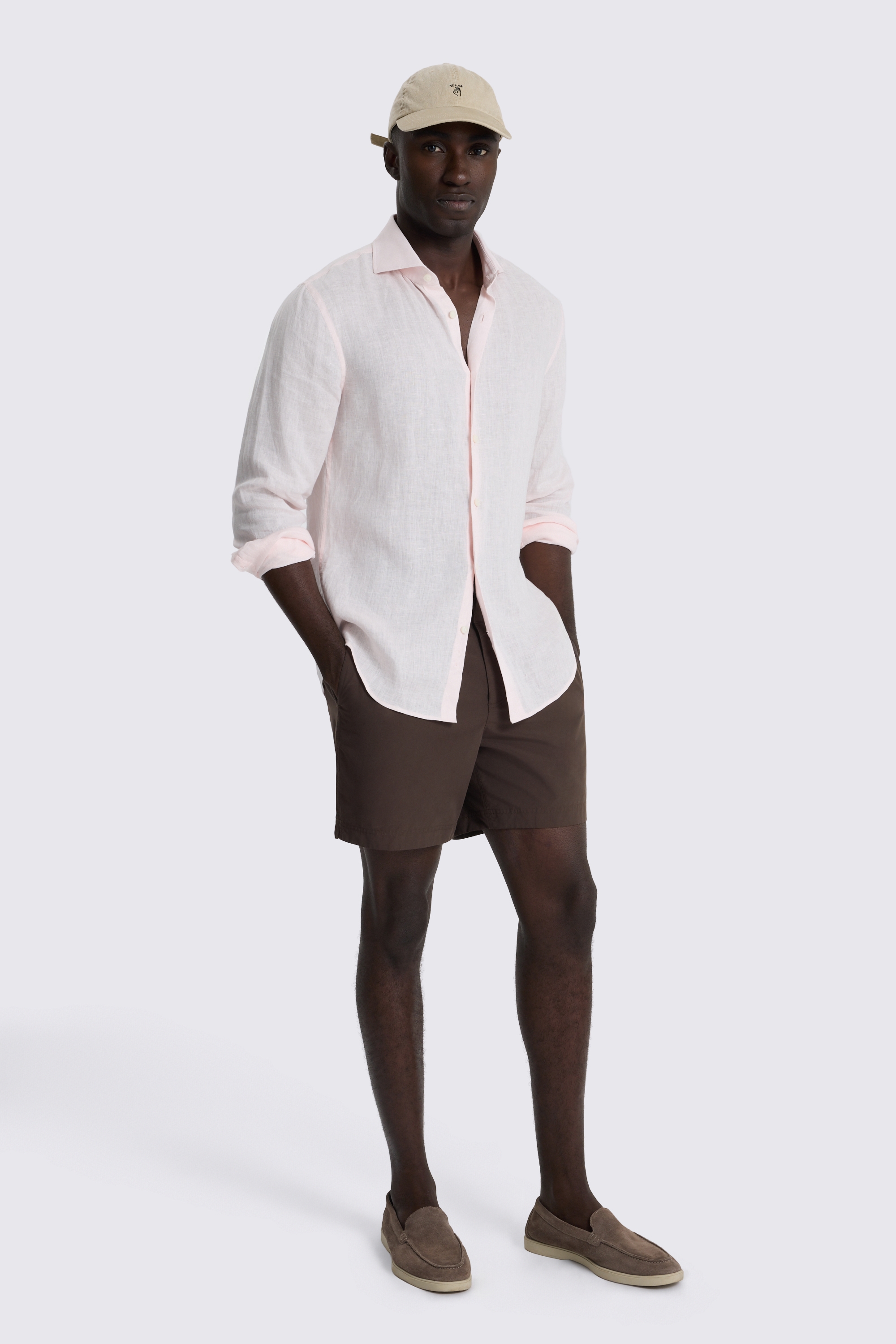 Brown Smart Swim Short 