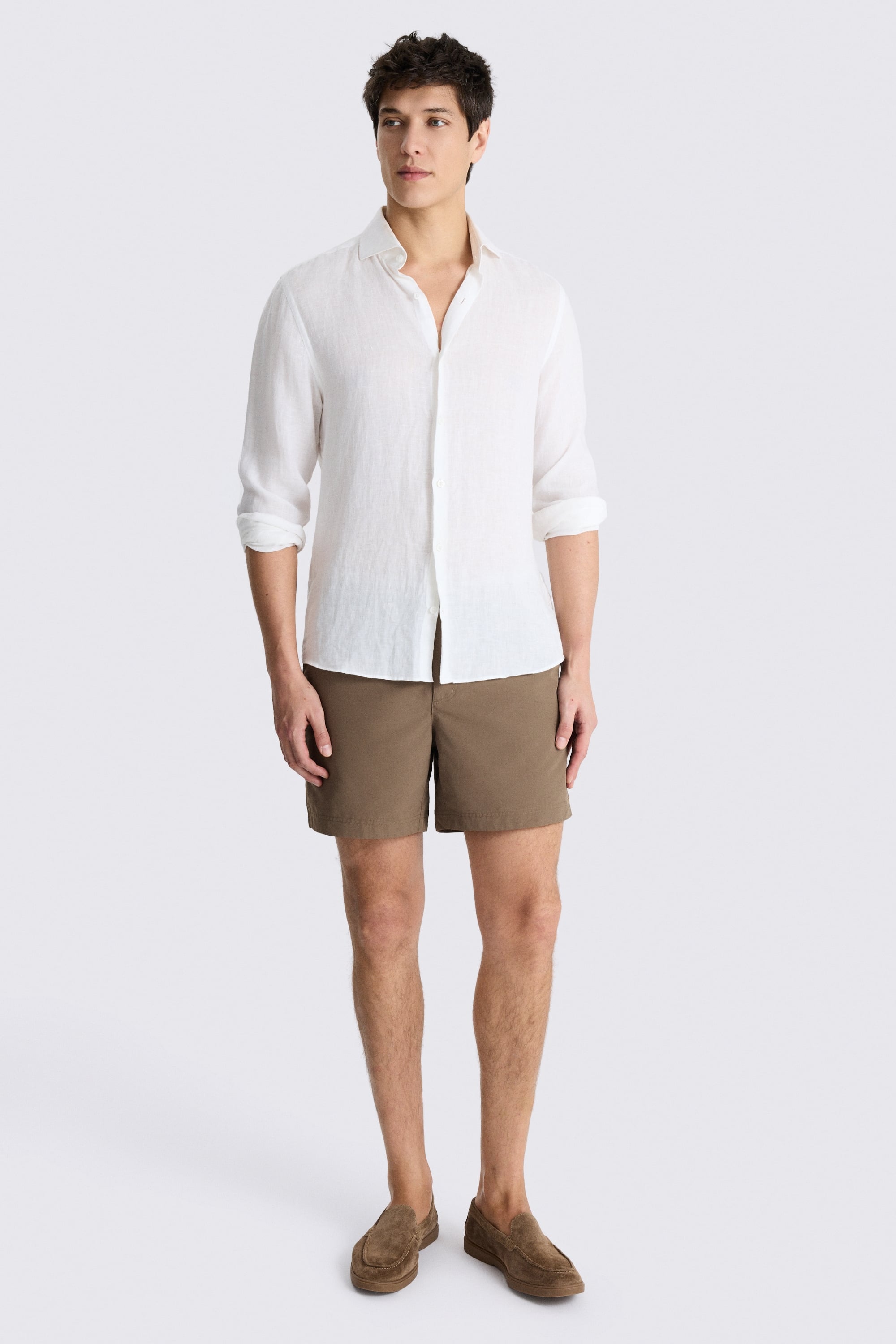 Taupe Smart Swim Short 