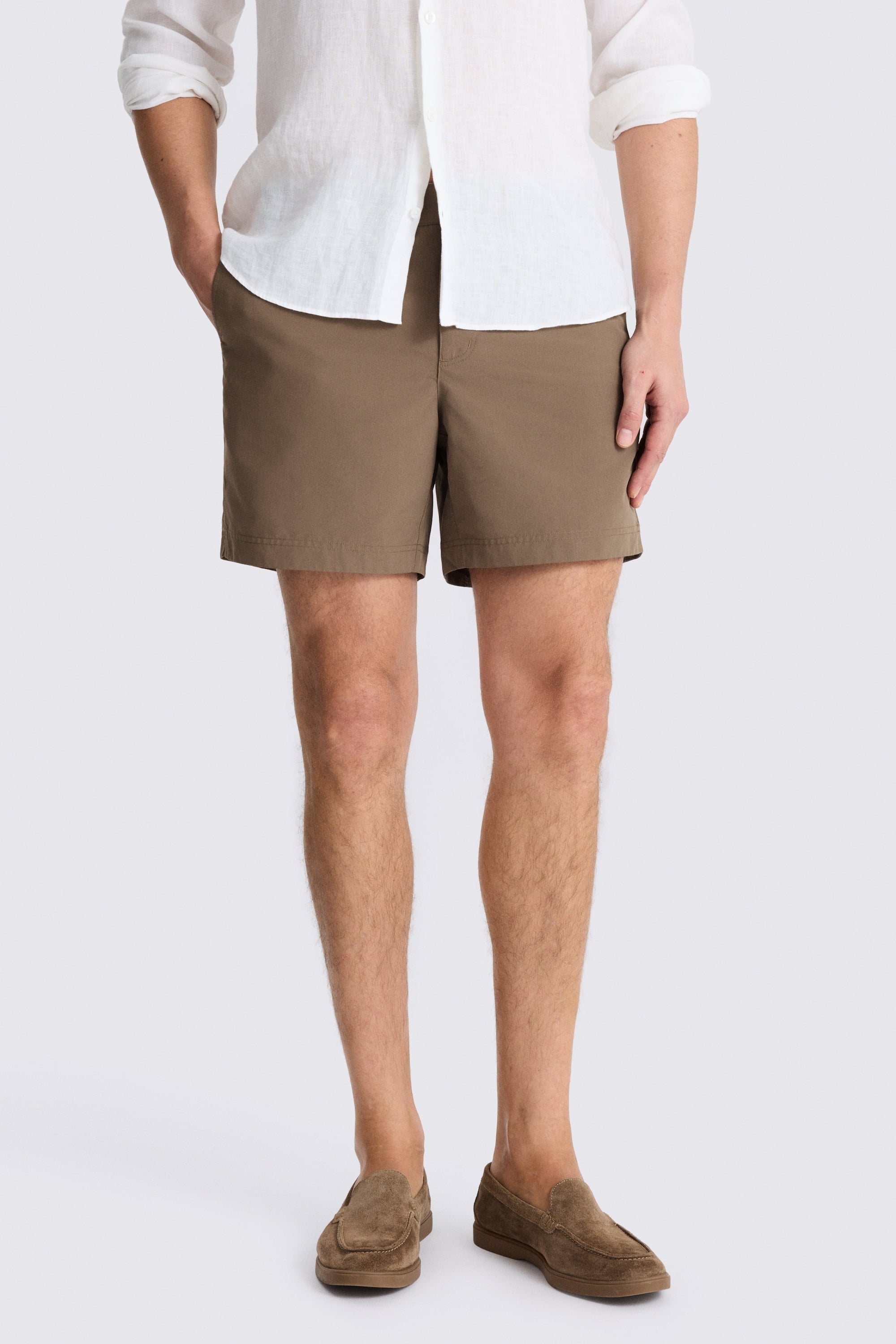 Taupe Smart Swim Short 