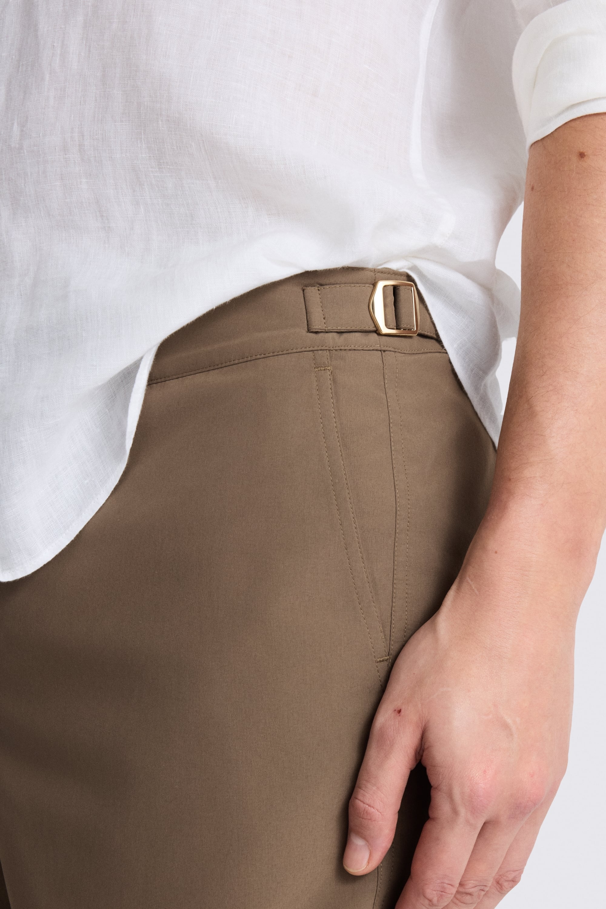 Taupe Smart Swim Short 