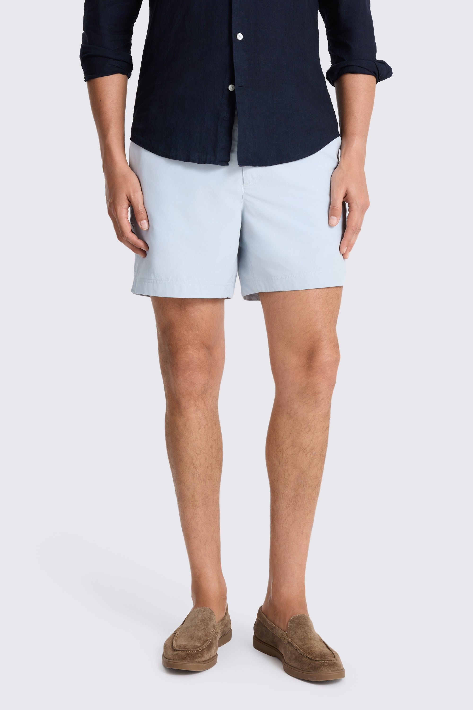 Pale Blue Smart Swim Short 