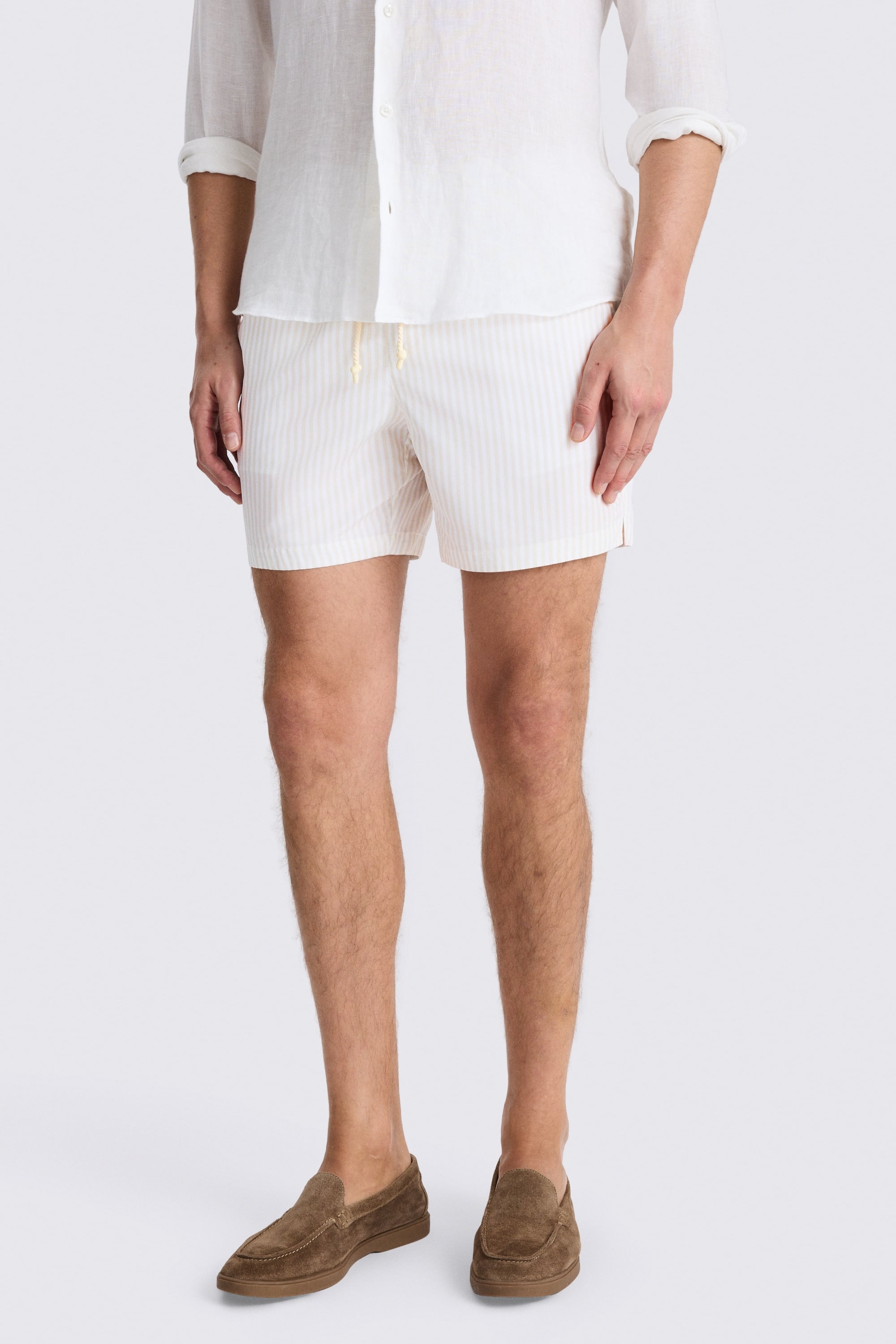 Neutral Stripe Swim Short 