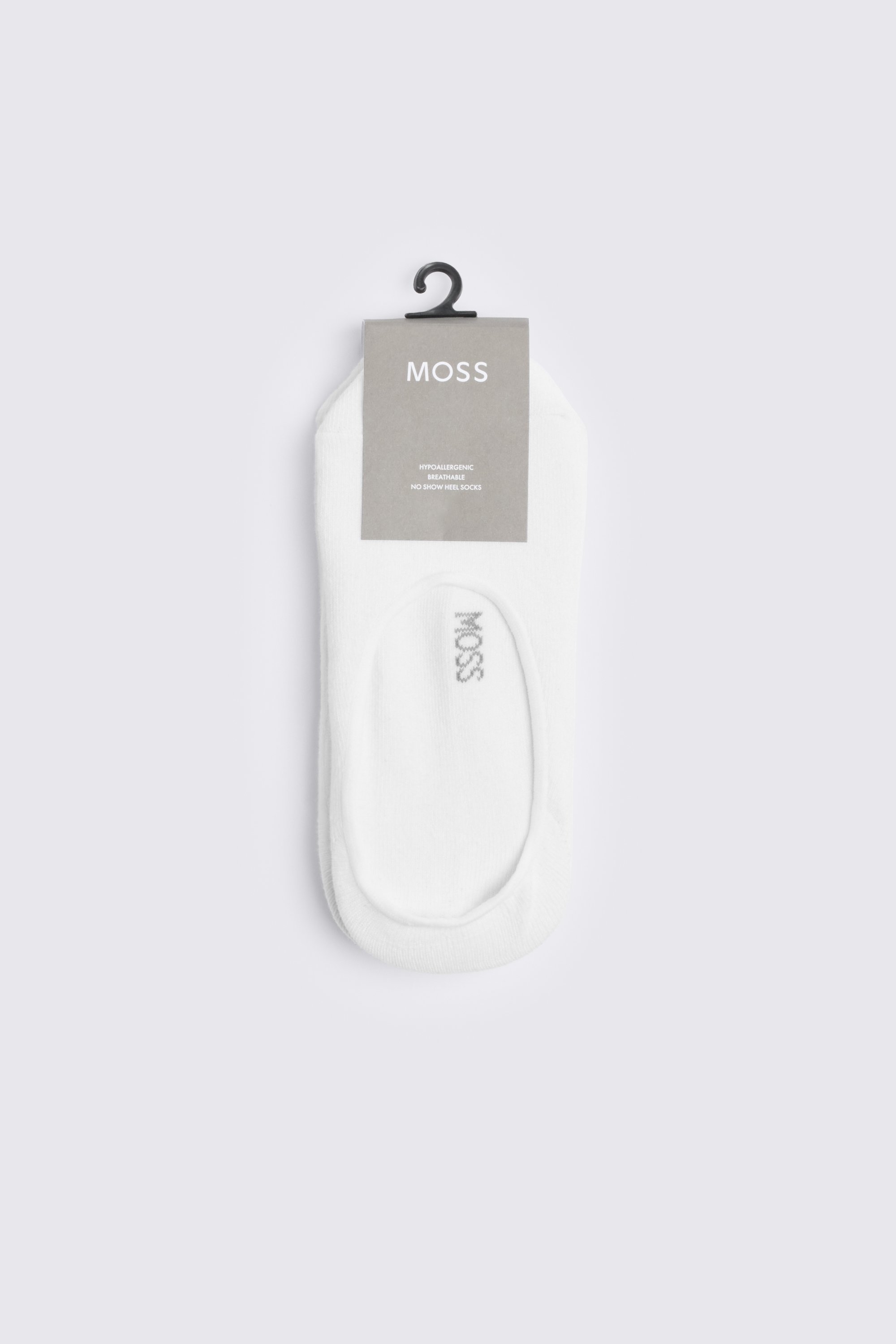 White 3-Pack Heel Socks