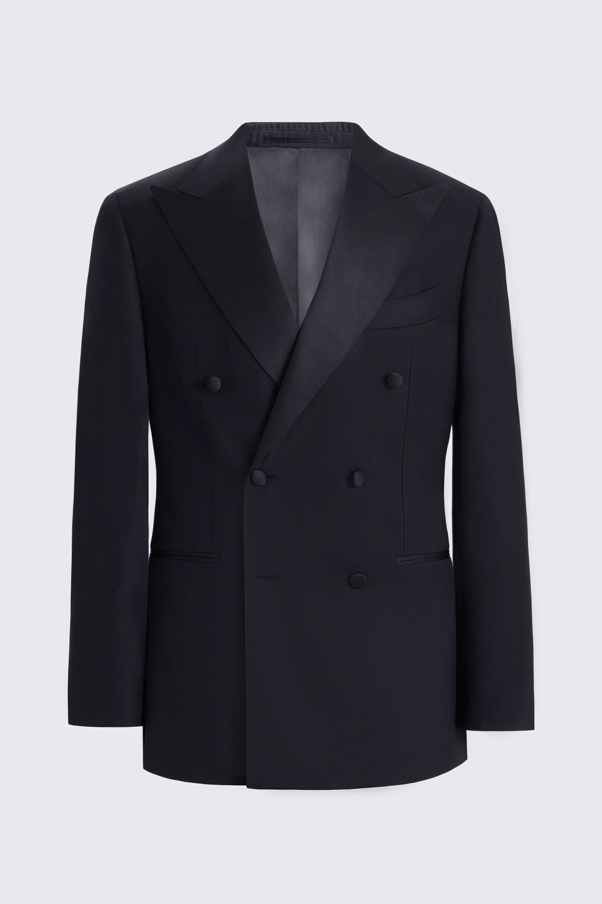 Italian Tailored Fit Navy Twill Tuxedo
