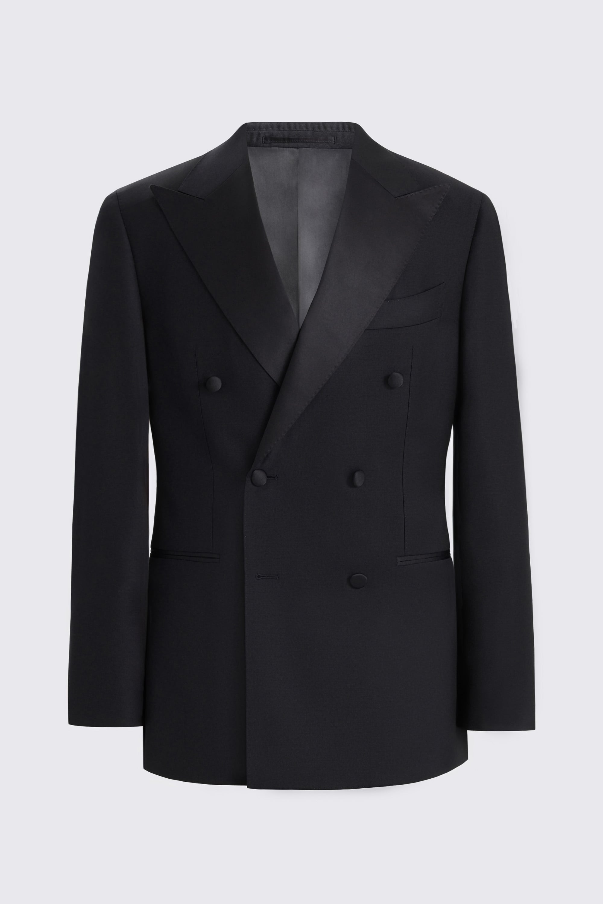 Tailored Fit Navy Twill Dress Suit