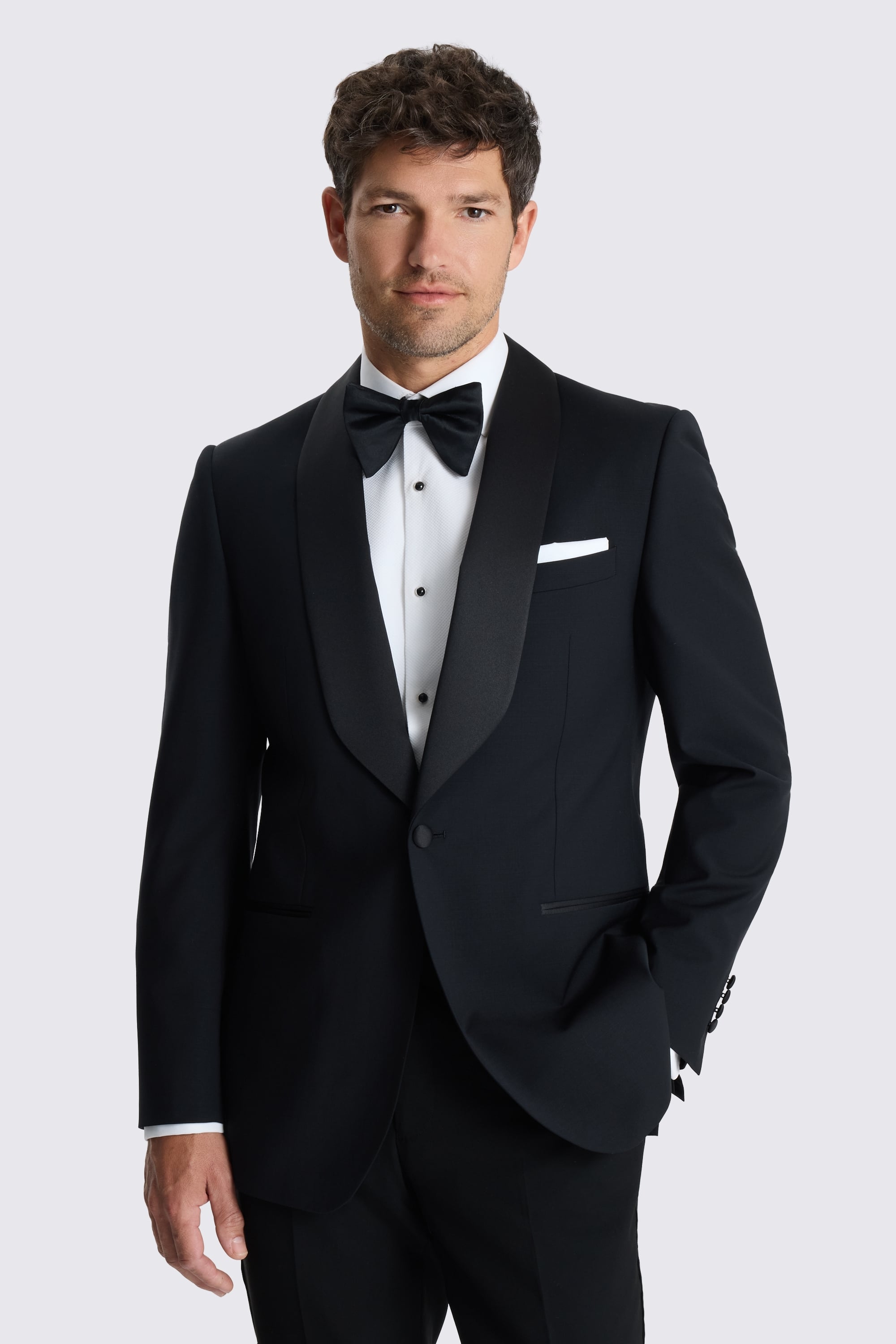 Tailored Fit Shawl lapel Tuxedo Suit Jacket 