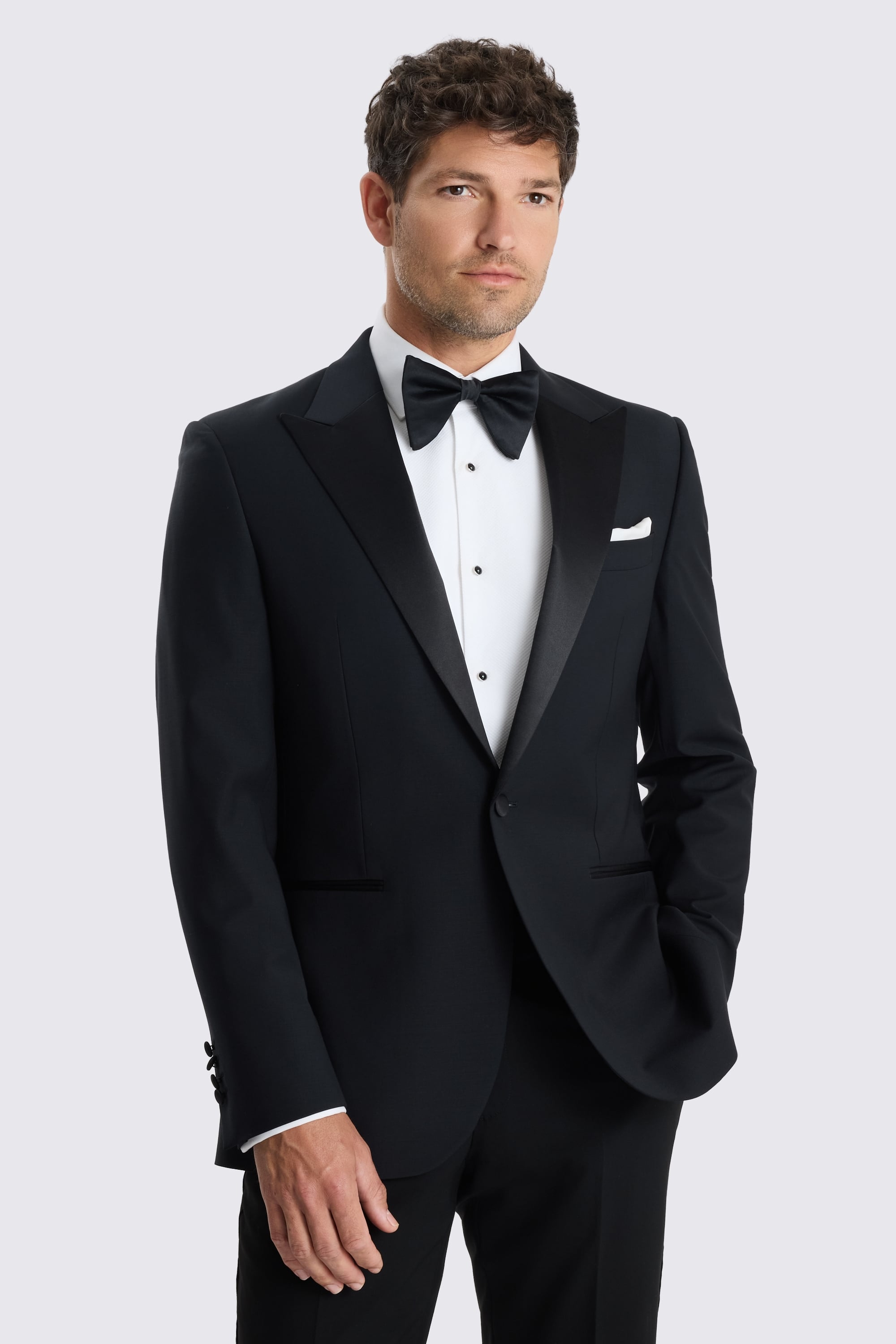 Tailored Fit Peak lapel Tuxedo Suit Jacket 