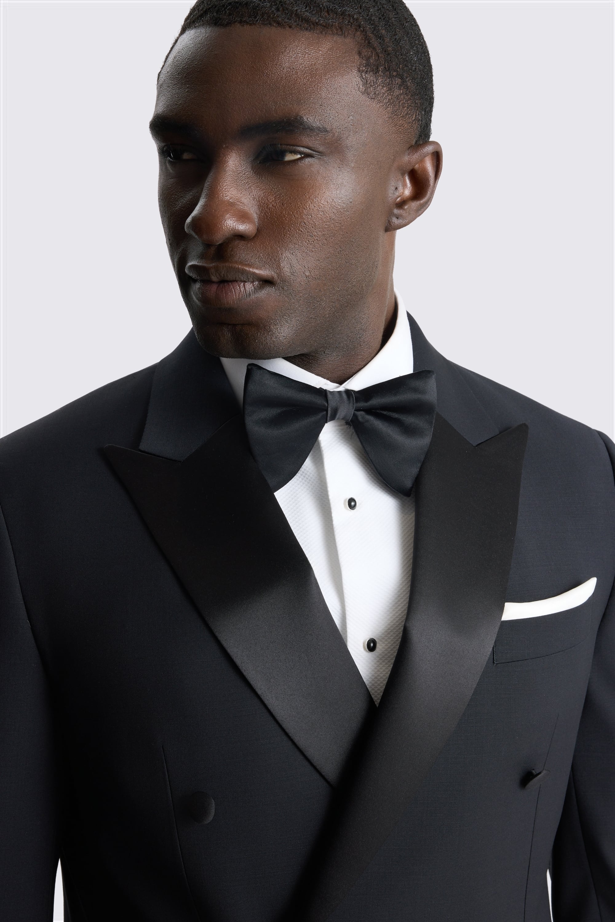 Tailored Fit Black Tuxedo Performance Suit