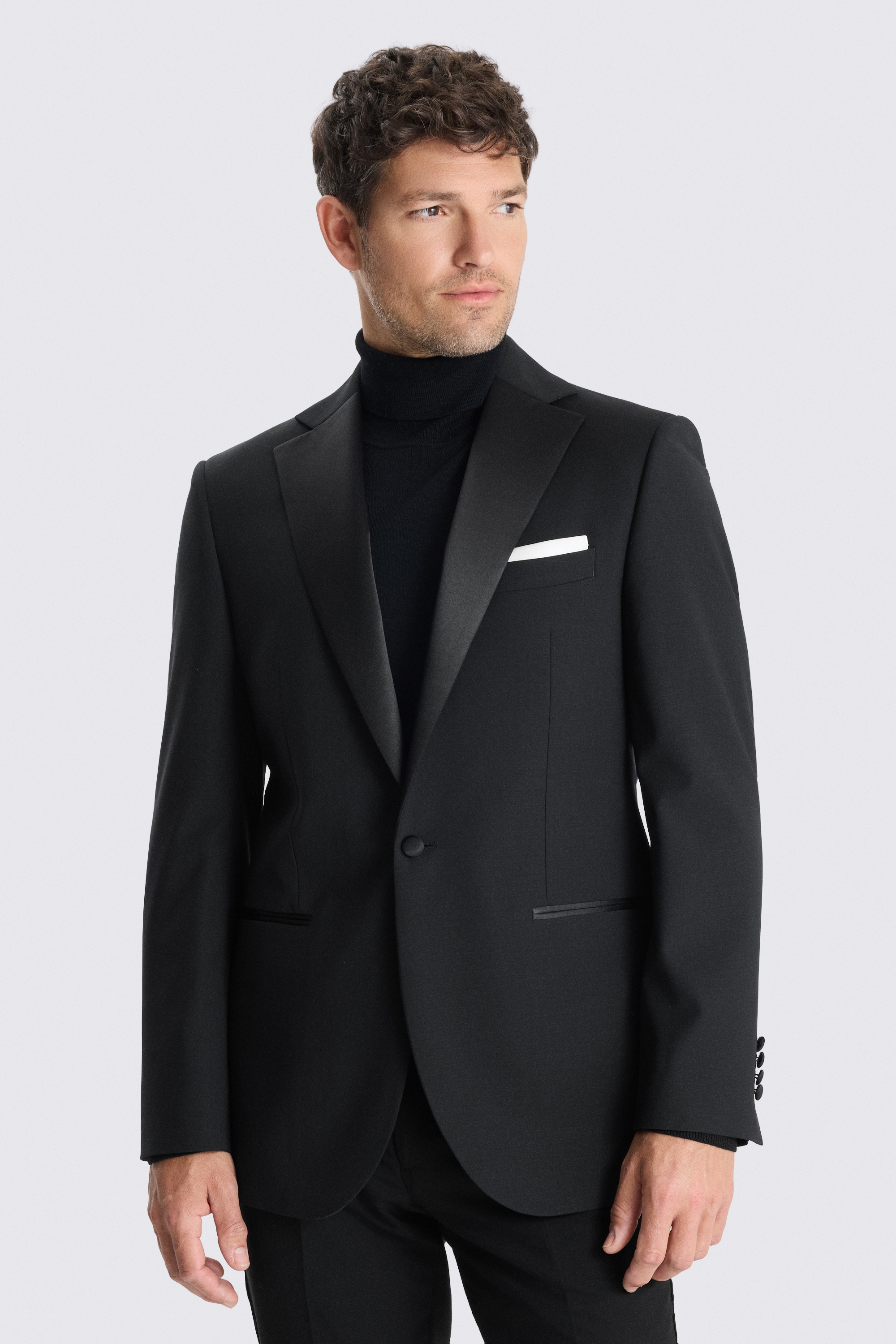 Regular Fit Notch lapel Tuxedo Suit Jacket